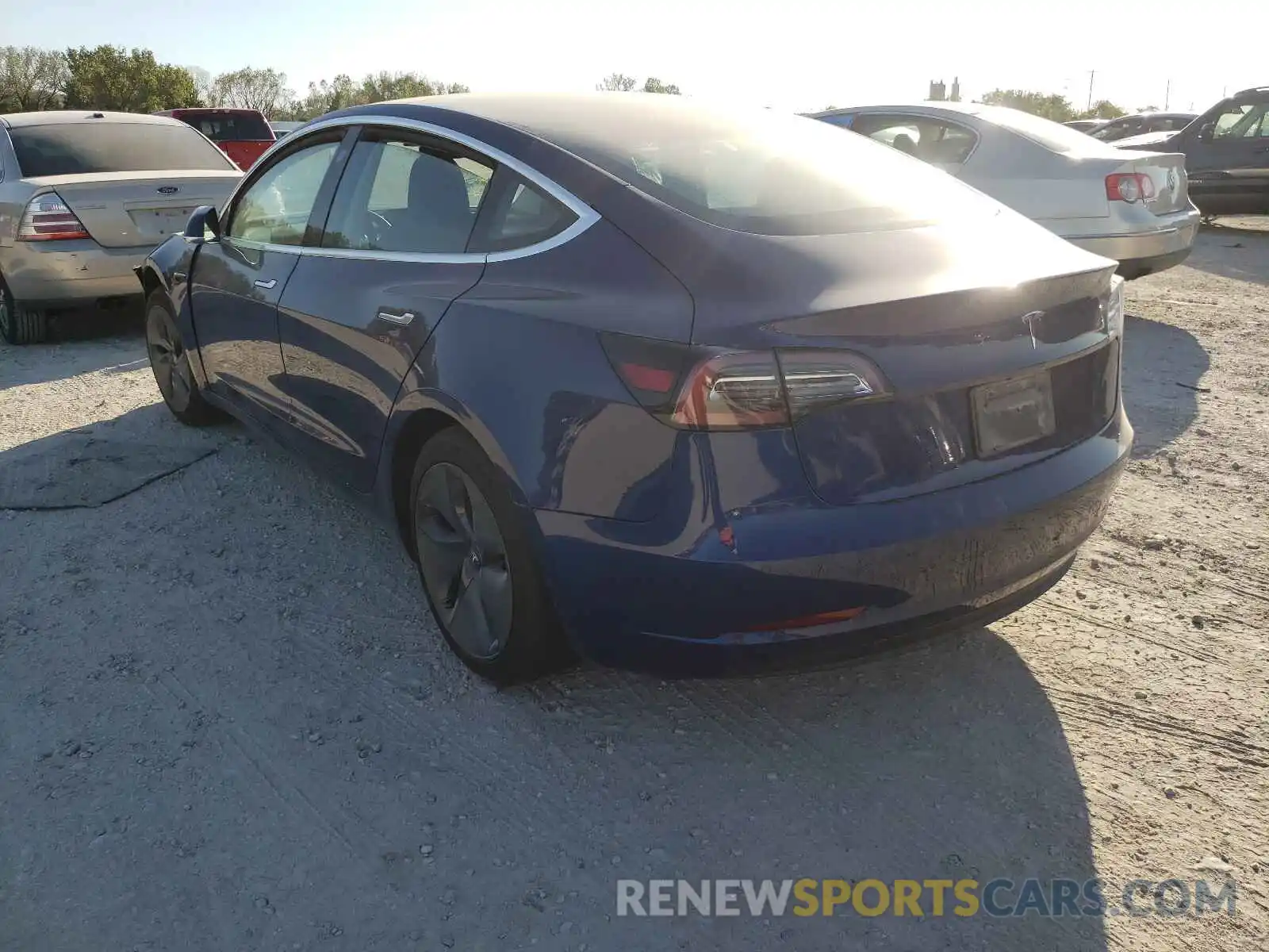 3 Photograph of a damaged car 5YJ3E1EA3LF590397 TESLA MODEL 3 2020