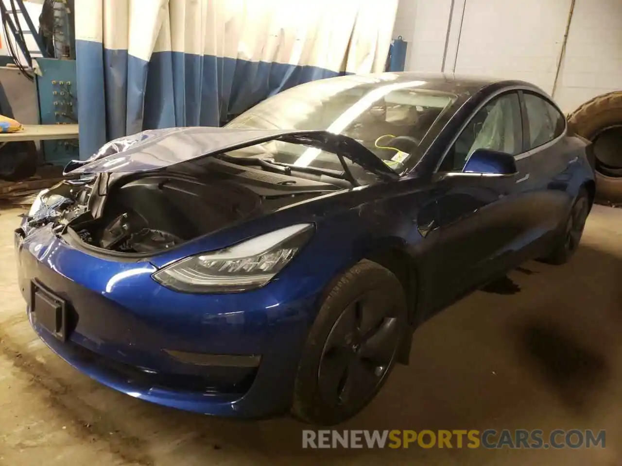 2 Photograph of a damaged car 5YJ3E1EA3LF590402 TESLA MODEL 3 2020