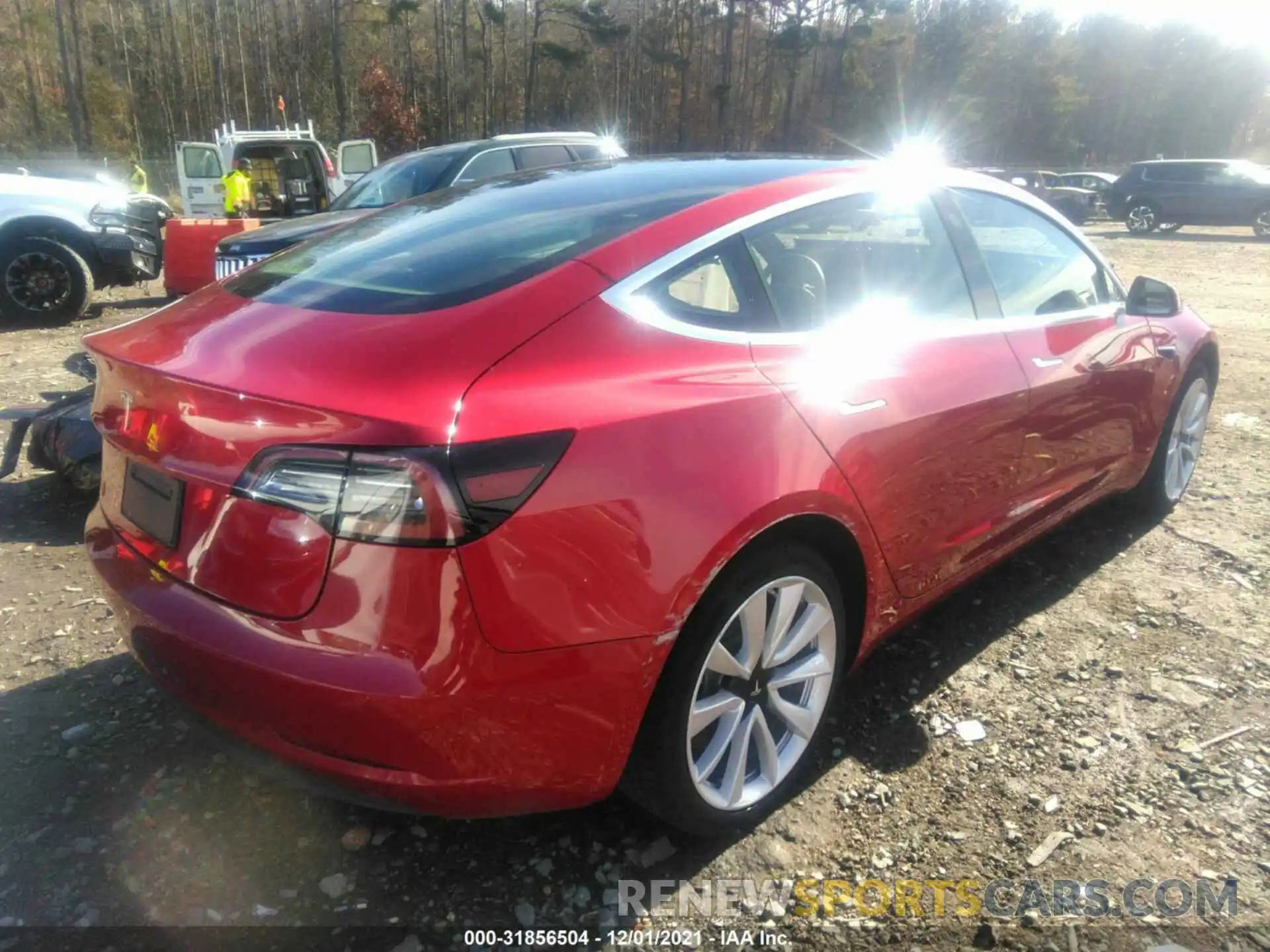 4 Photograph of a damaged car 5YJ3E1EA3LF590870 TESLA MODEL 3 2020