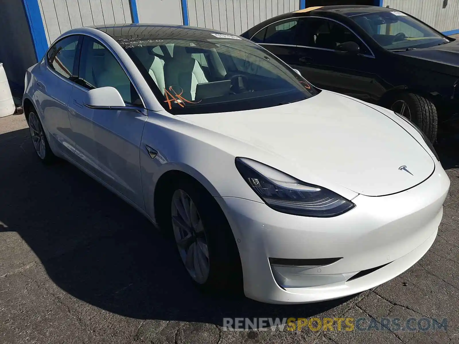 1 Photograph of a damaged car 5YJ3E1EA3LF591288 TESLA MODEL 3 2020