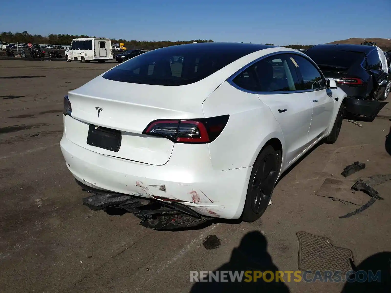 4 Photograph of a damaged car 5YJ3E1EA3LF597858 TESLA MODEL 3 2020