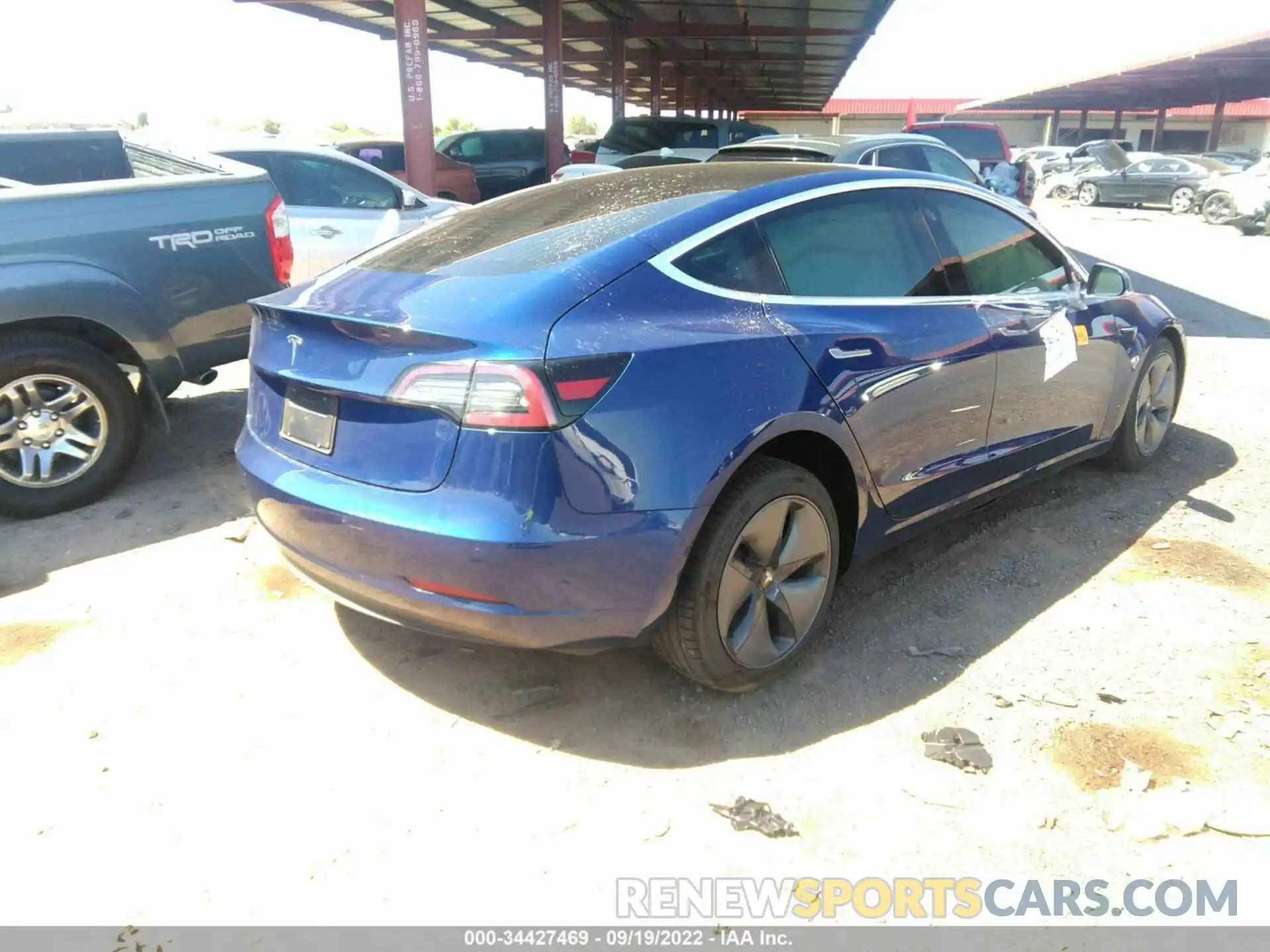 4 Photograph of a damaged car 5YJ3E1EA3LF598211 TESLA MODEL 3 2020