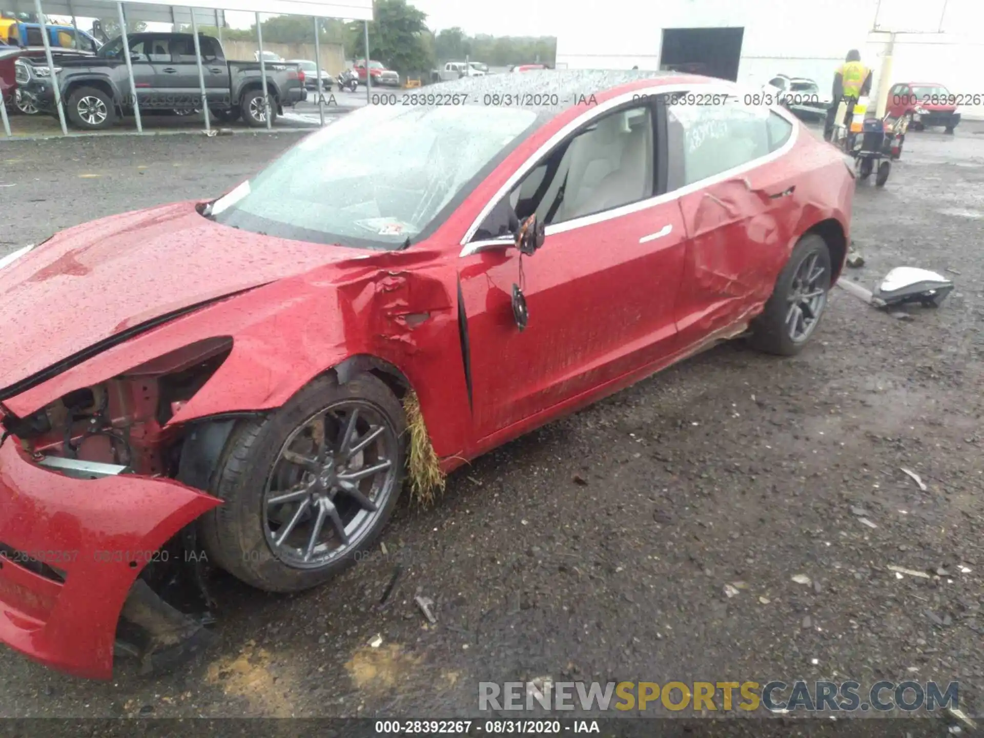 6 Photograph of a damaged car 5YJ3E1EA3LF598872 TESLA MODEL 3 2020