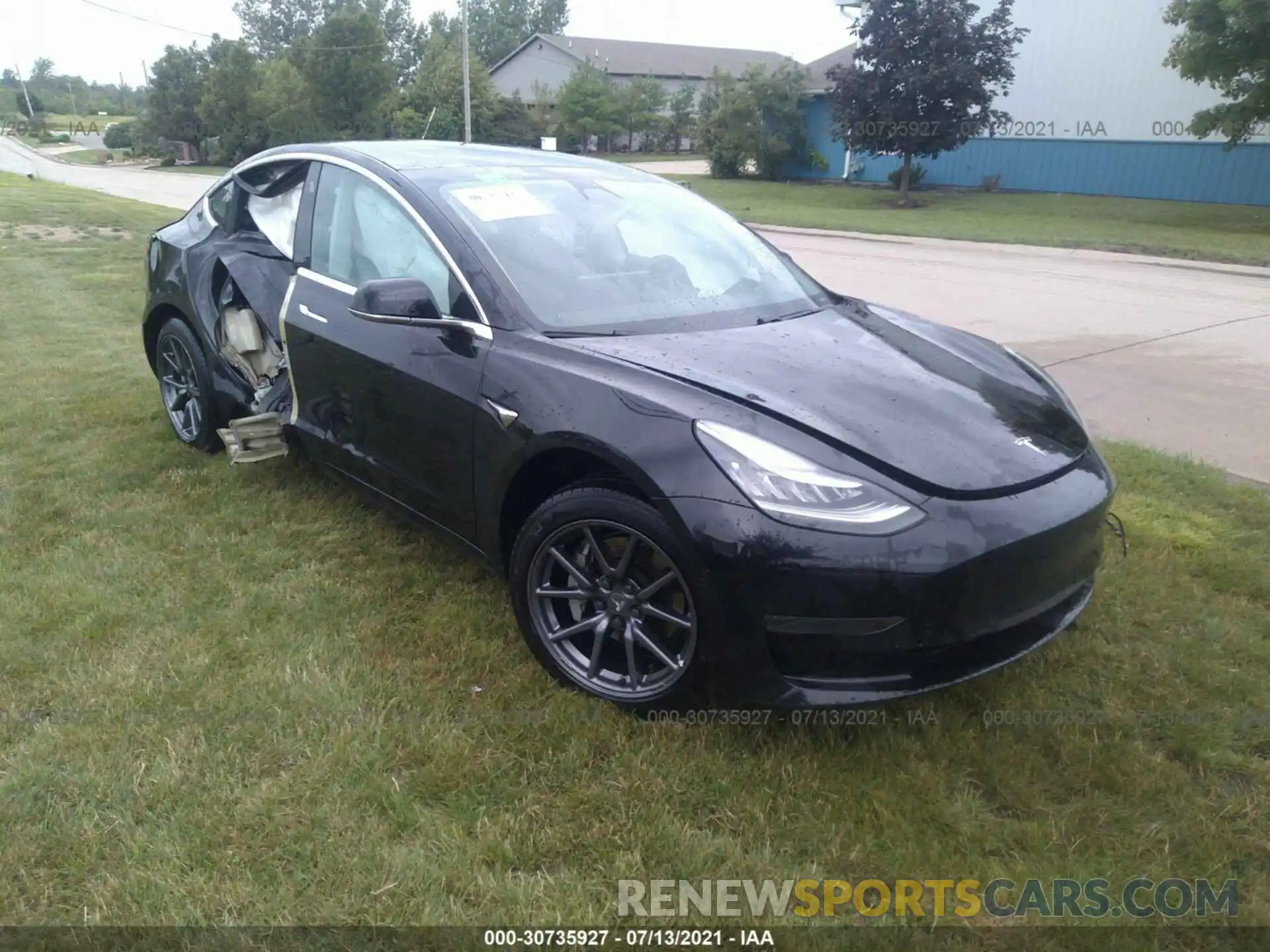 1 Photograph of a damaged car 5YJ3E1EA3LF609269 TESLA MODEL 3 2020