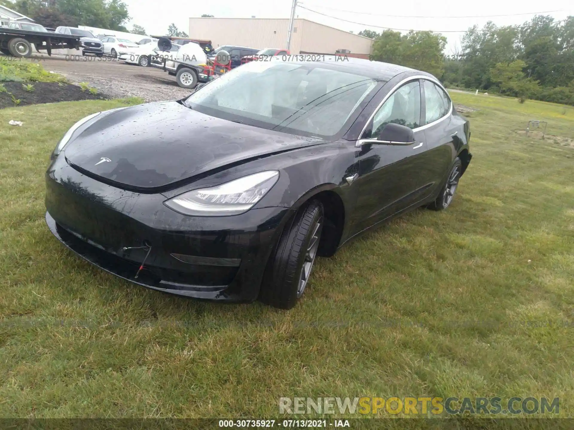 2 Photograph of a damaged car 5YJ3E1EA3LF609269 TESLA MODEL 3 2020