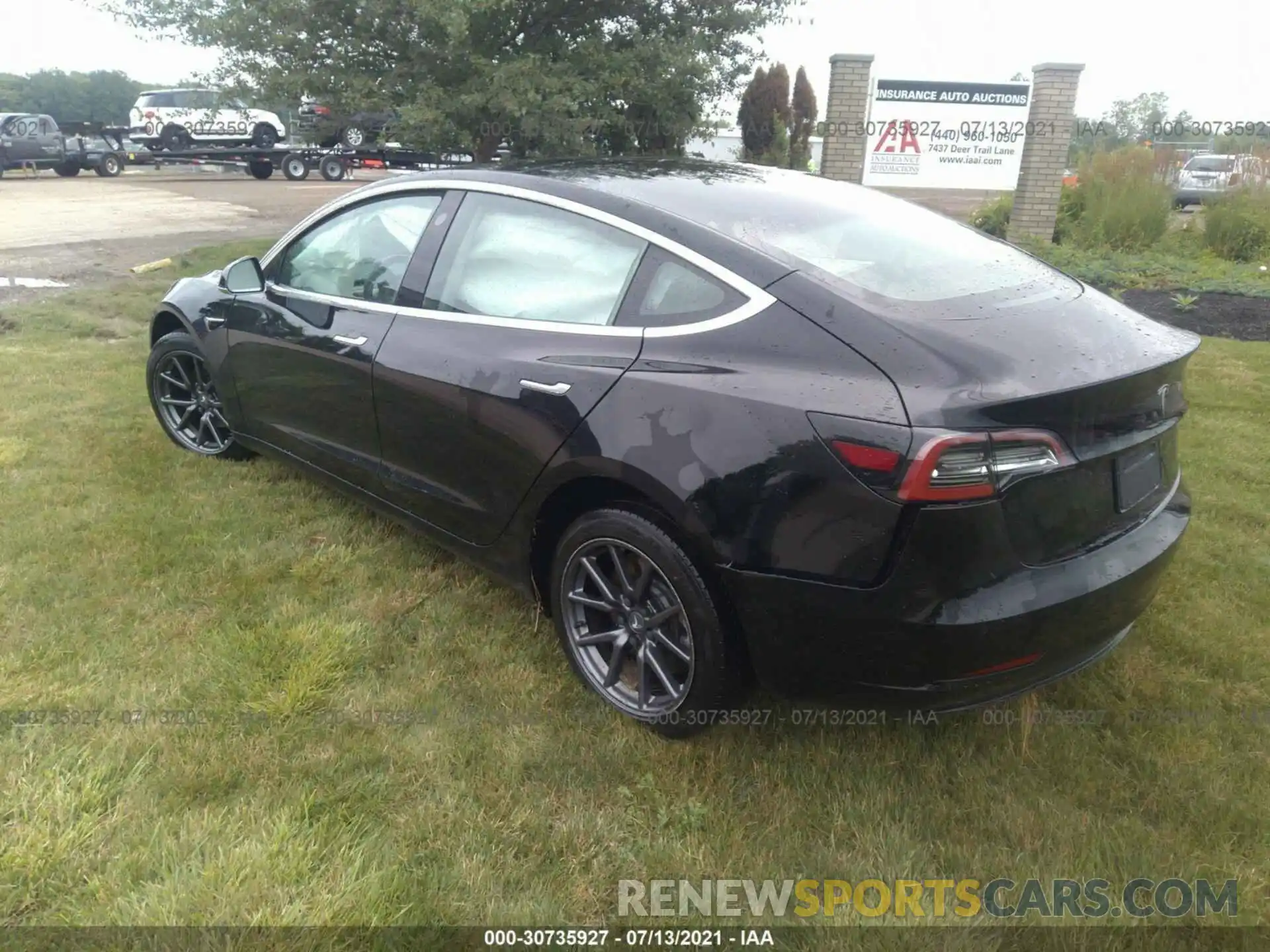 3 Photograph of a damaged car 5YJ3E1EA3LF609269 TESLA MODEL 3 2020