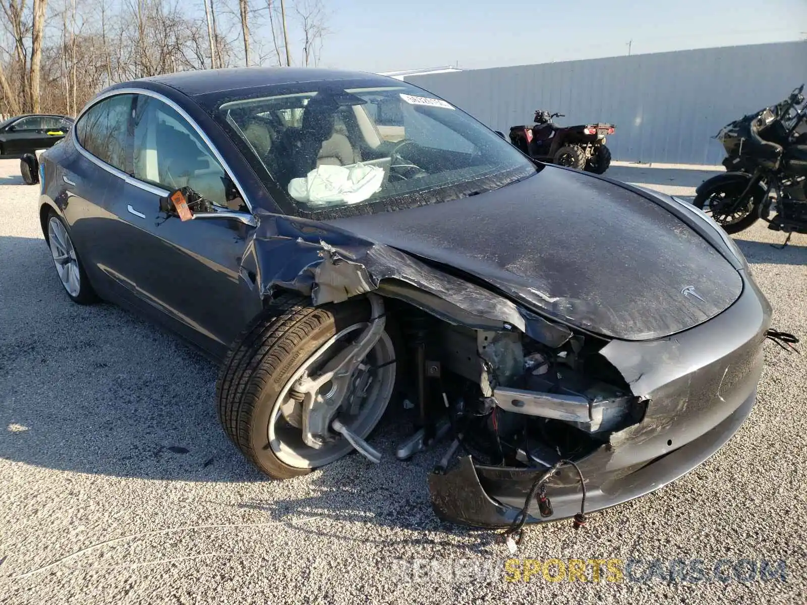 1 Photograph of a damaged car 5YJ3E1EA3LF630638 TESLA MODEL 3 2020