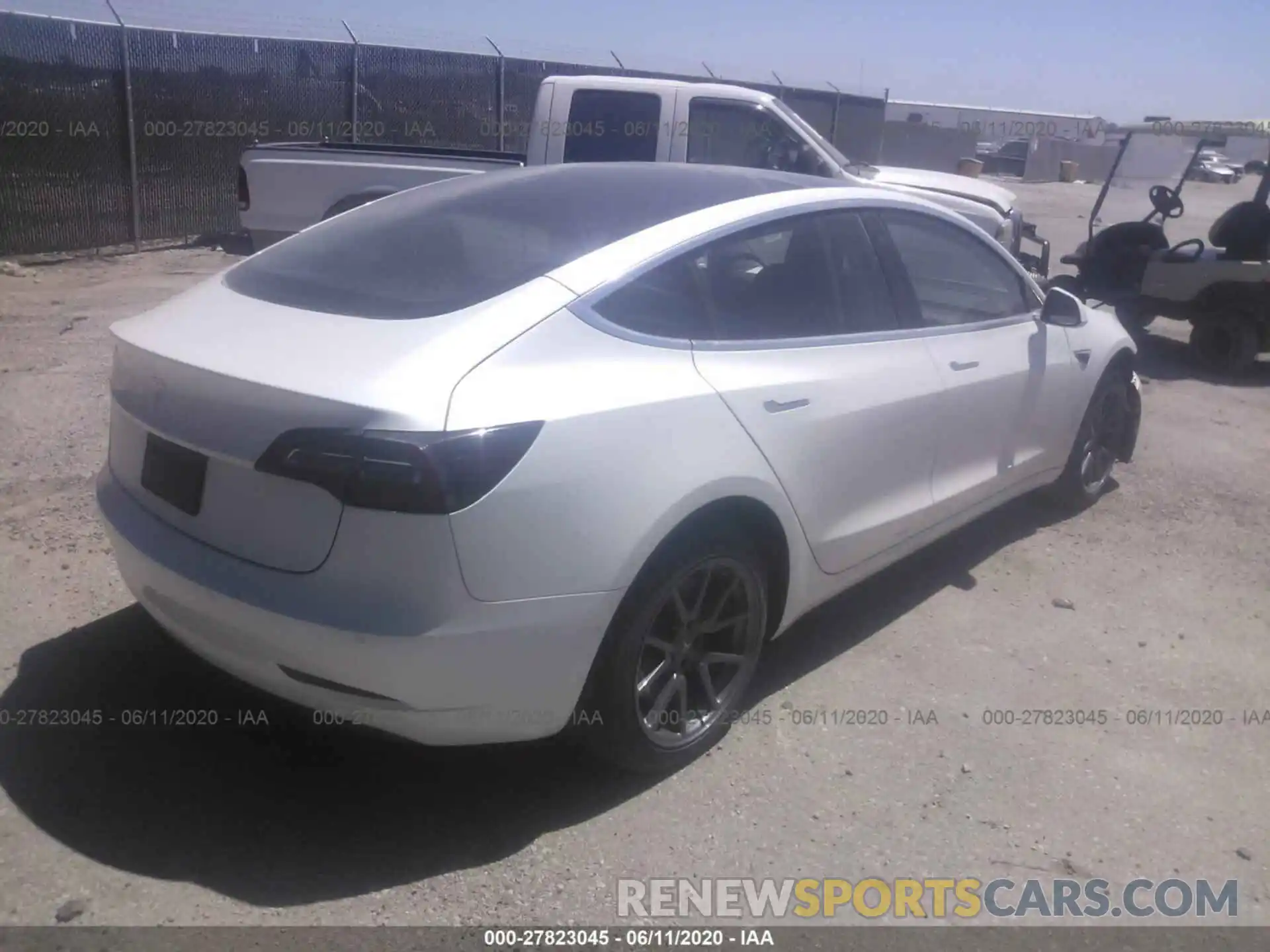 4 Photograph of a damaged car 5YJ3E1EA3LF632597 TESLA MODEL 3 2020