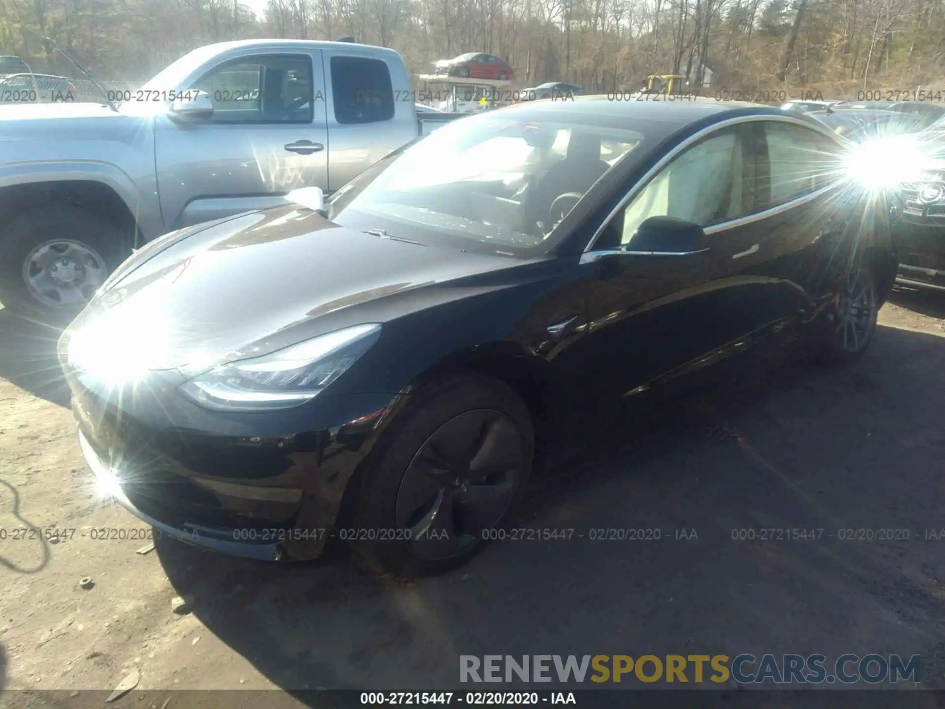 2 Фотография поврежденного автомобиля 5YJ3E1EA3LF633684 TESLA MODEL 3 2020