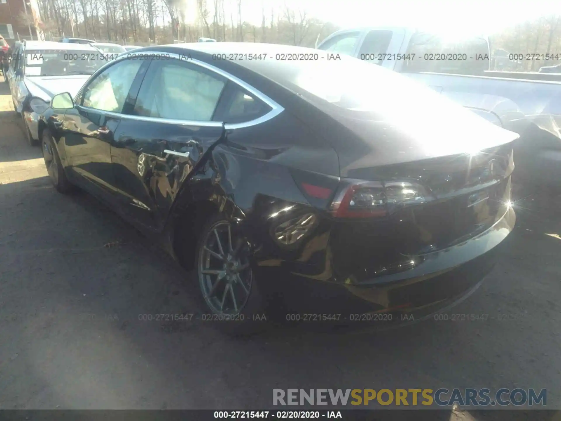 3 Photograph of a damaged car 5YJ3E1EA3LF633684 TESLA MODEL 3 2020