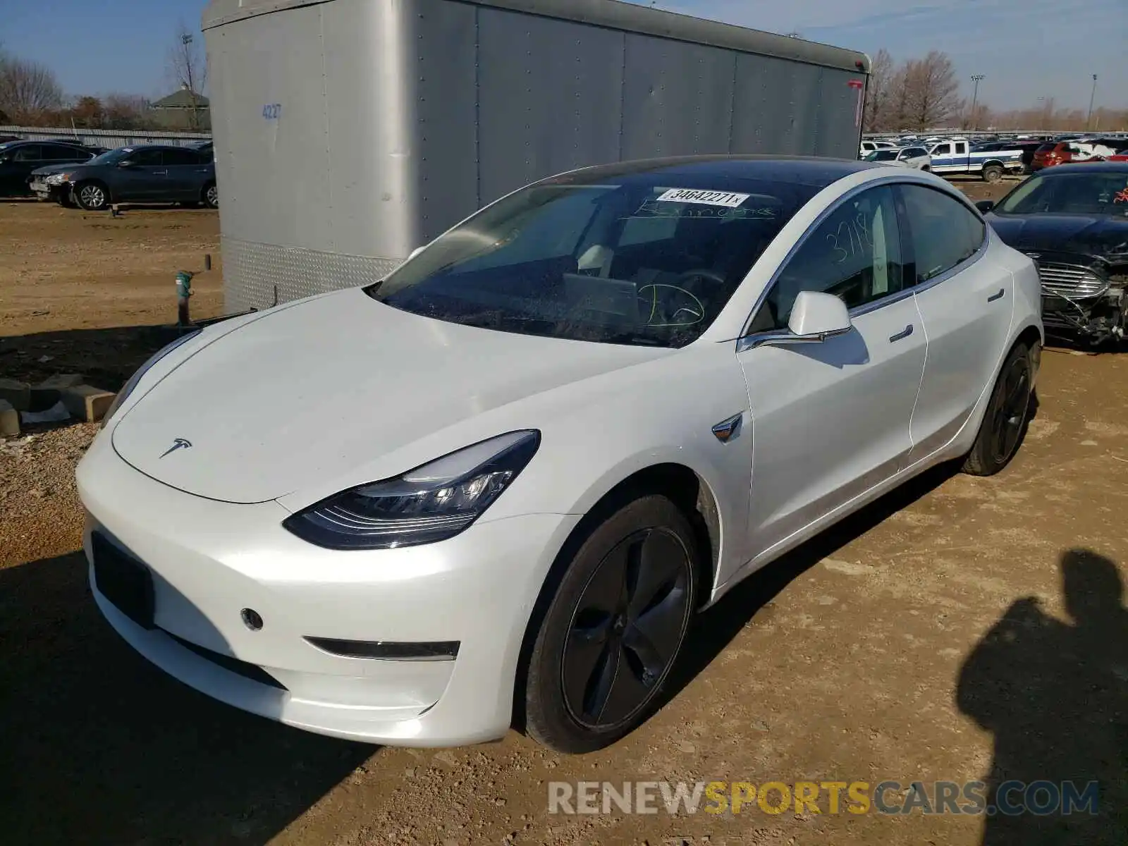 2 Фотография поврежденного автомобиля 5YJ3E1EA3LF634026 TESLA MODEL 3 2020