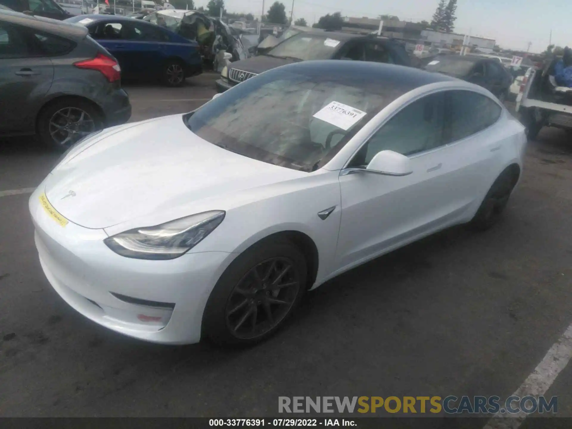 2 Фотография поврежденного автомобиля 5YJ3E1EA3LF634642 TESLA MODEL 3 2020