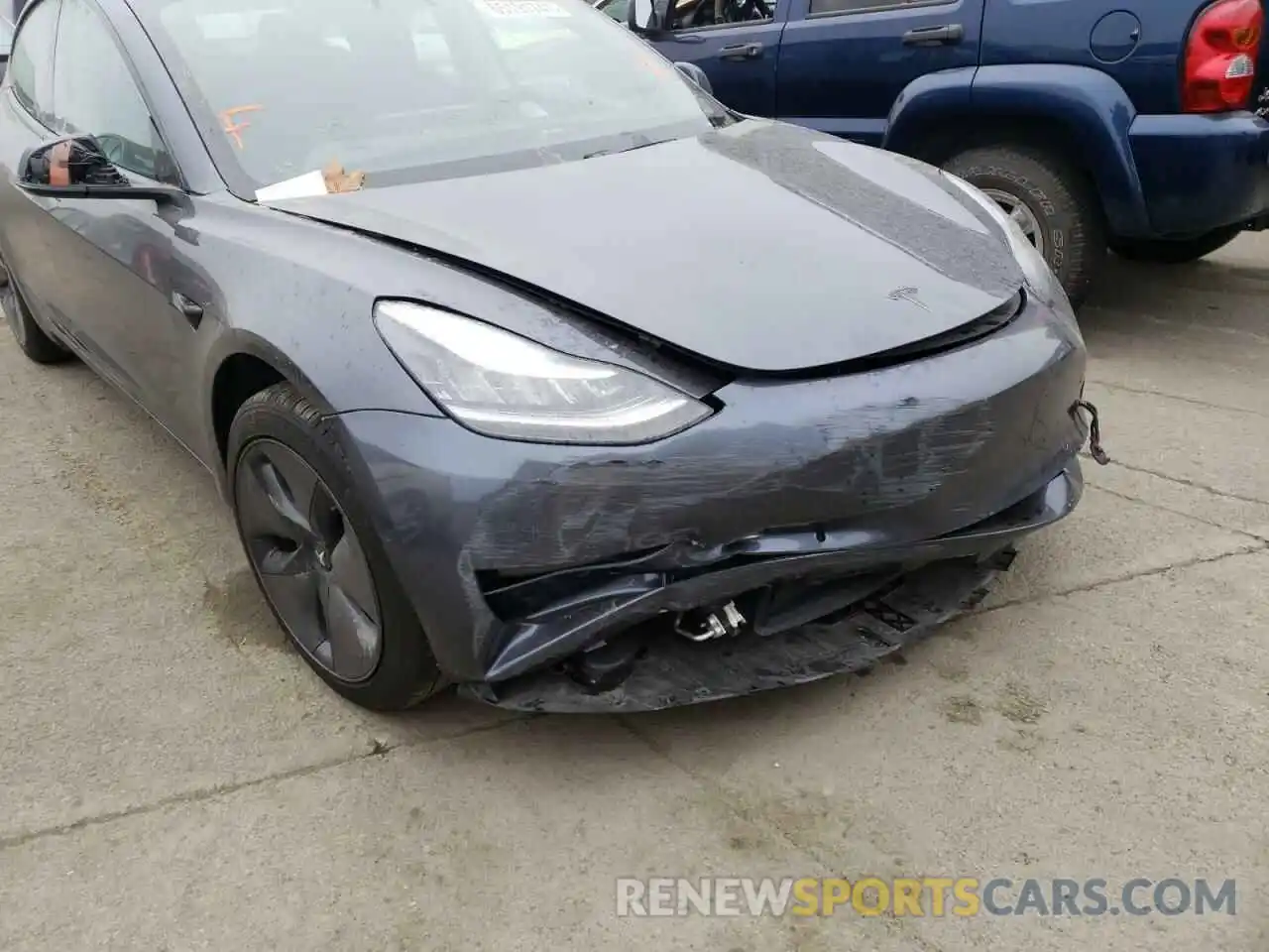 9 Фотография поврежденного автомобиля 5YJ3E1EA3LF644135 TESLA MODEL 3 2020