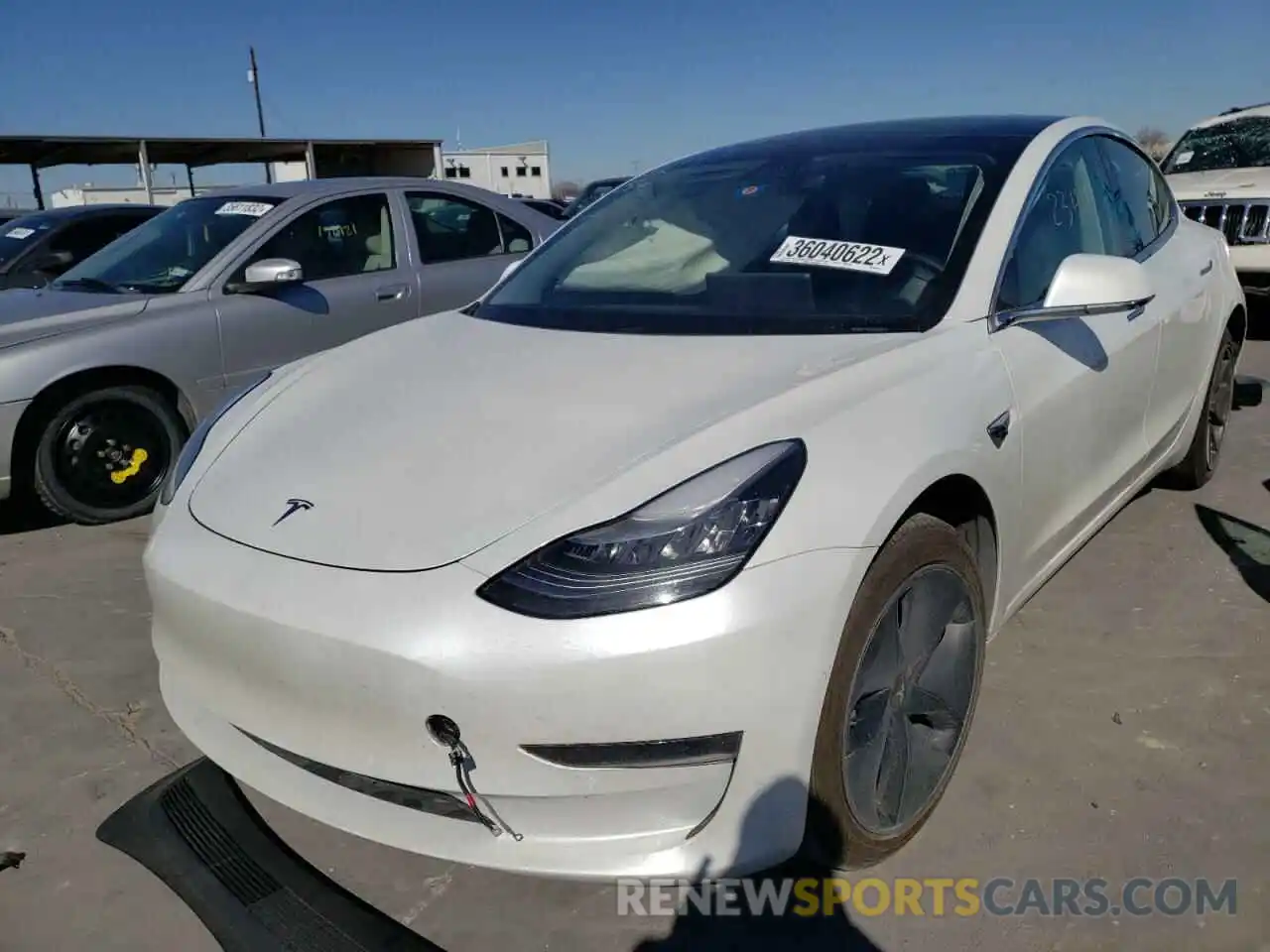 2 Фотография поврежденного автомобиля 5YJ3E1EA3LF658794 TESLA MODEL 3 2020