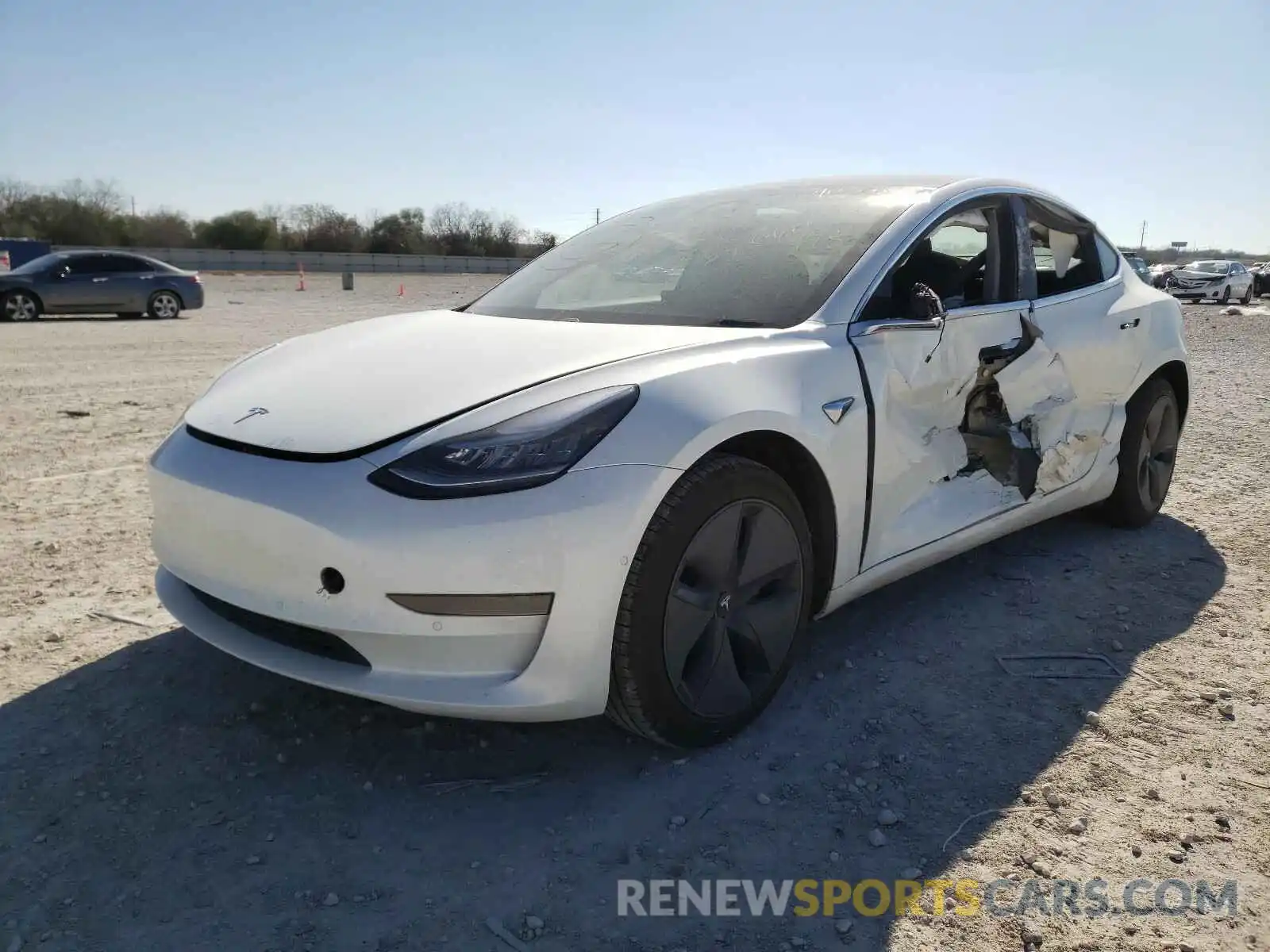 2 Фотография поврежденного автомобиля 5YJ3E1EA3LF660478 TESLA MODEL 3 2020