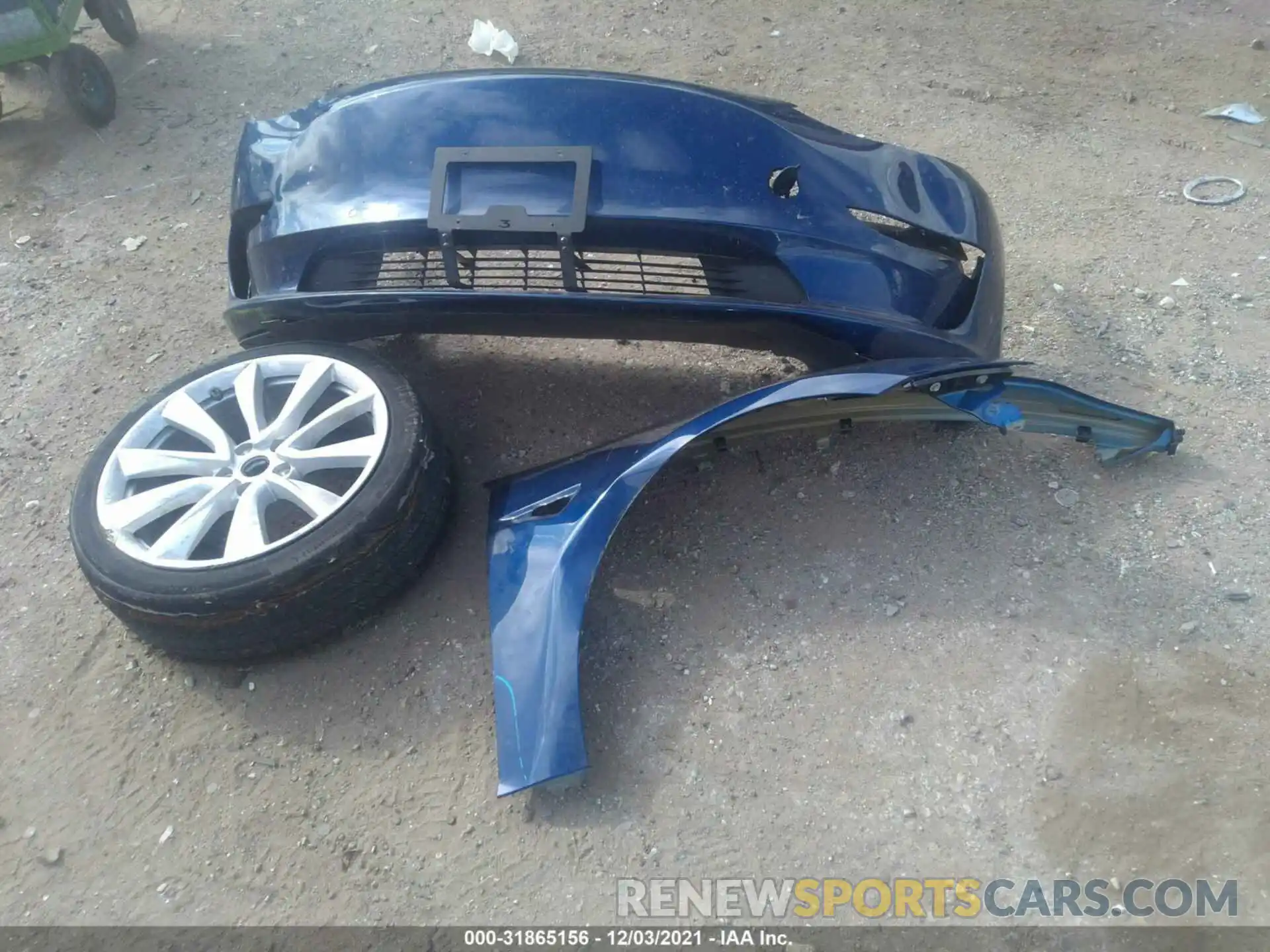 12 Photograph of a damaged car 5YJ3E1EA3LF661310 TESLA MODEL 3 2020