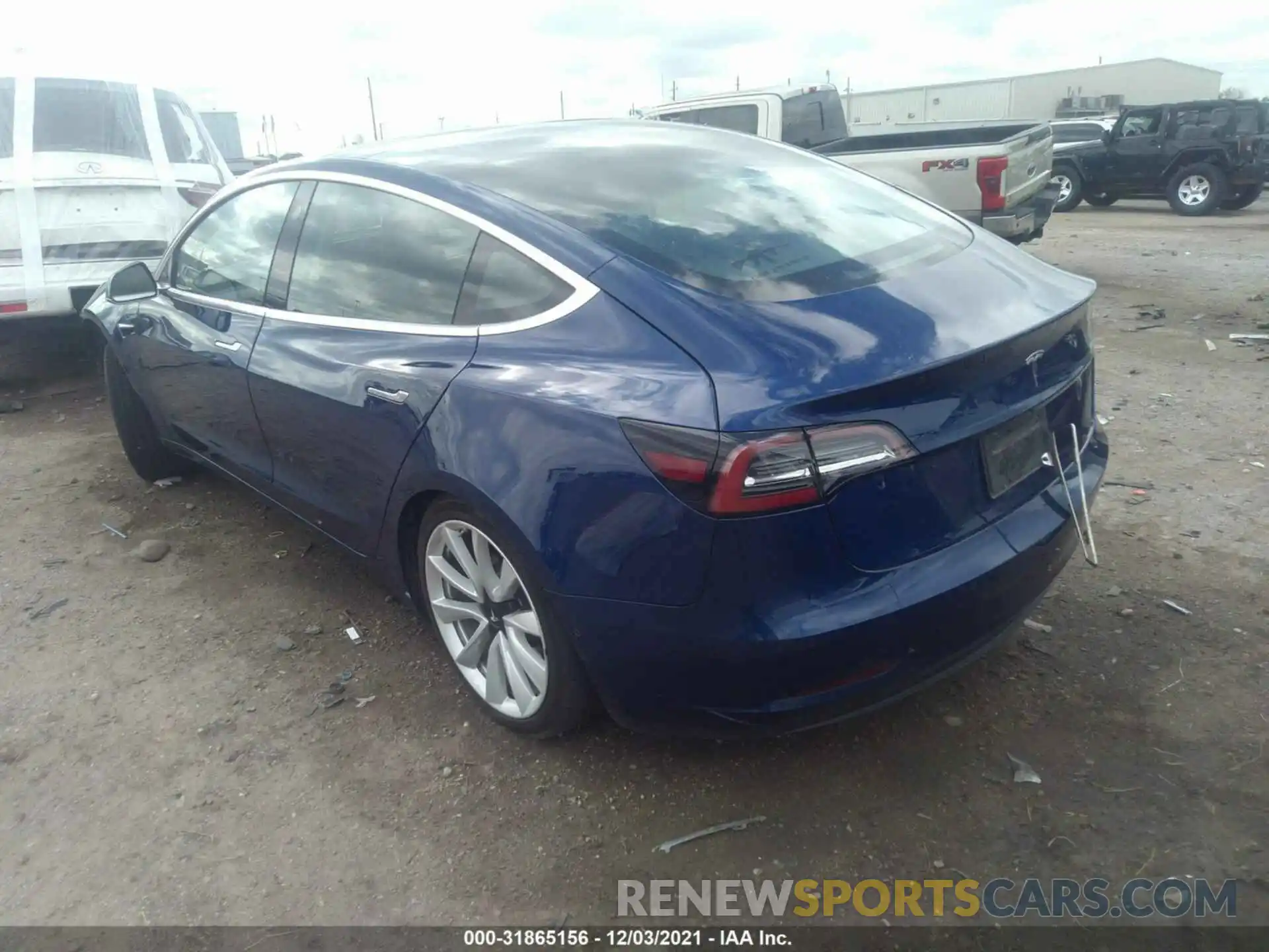 3 Photograph of a damaged car 5YJ3E1EA3LF661310 TESLA MODEL 3 2020