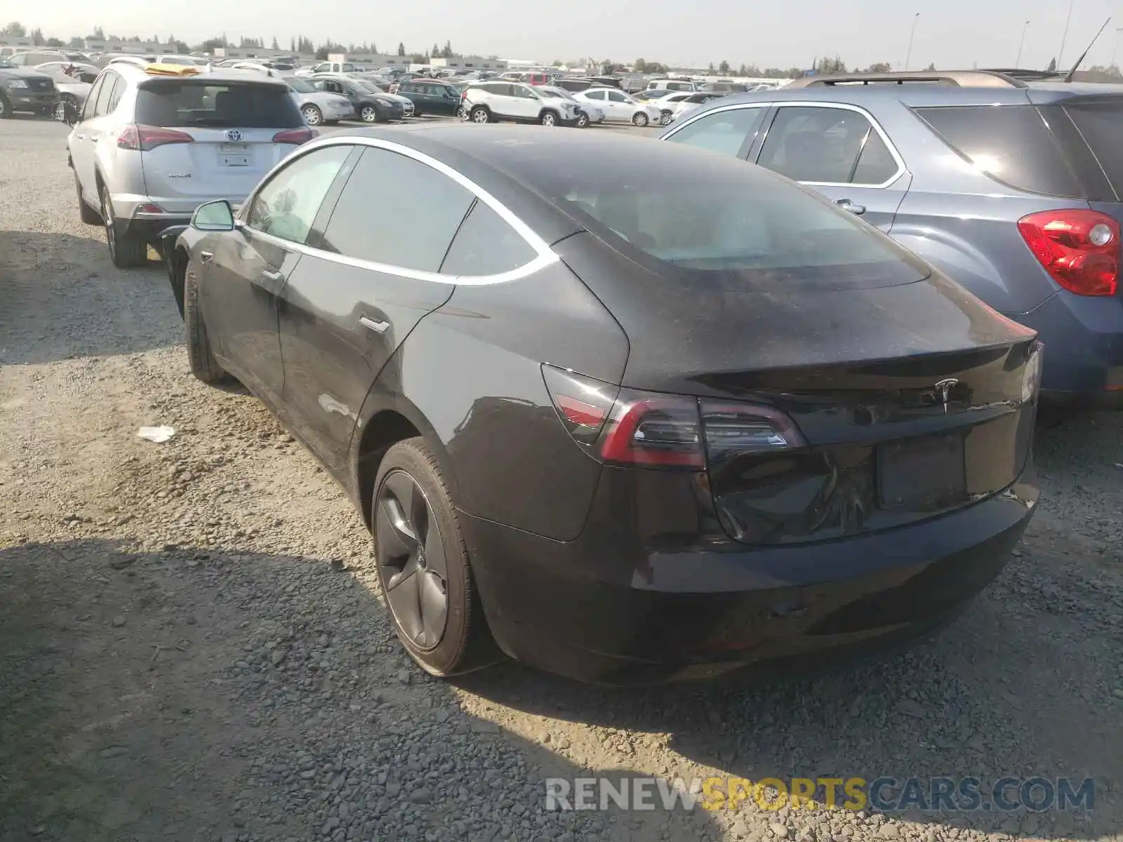 3 Photograph of a damaged car 5YJ3E1EA3LF662019 TESLA MODEL 3 2020