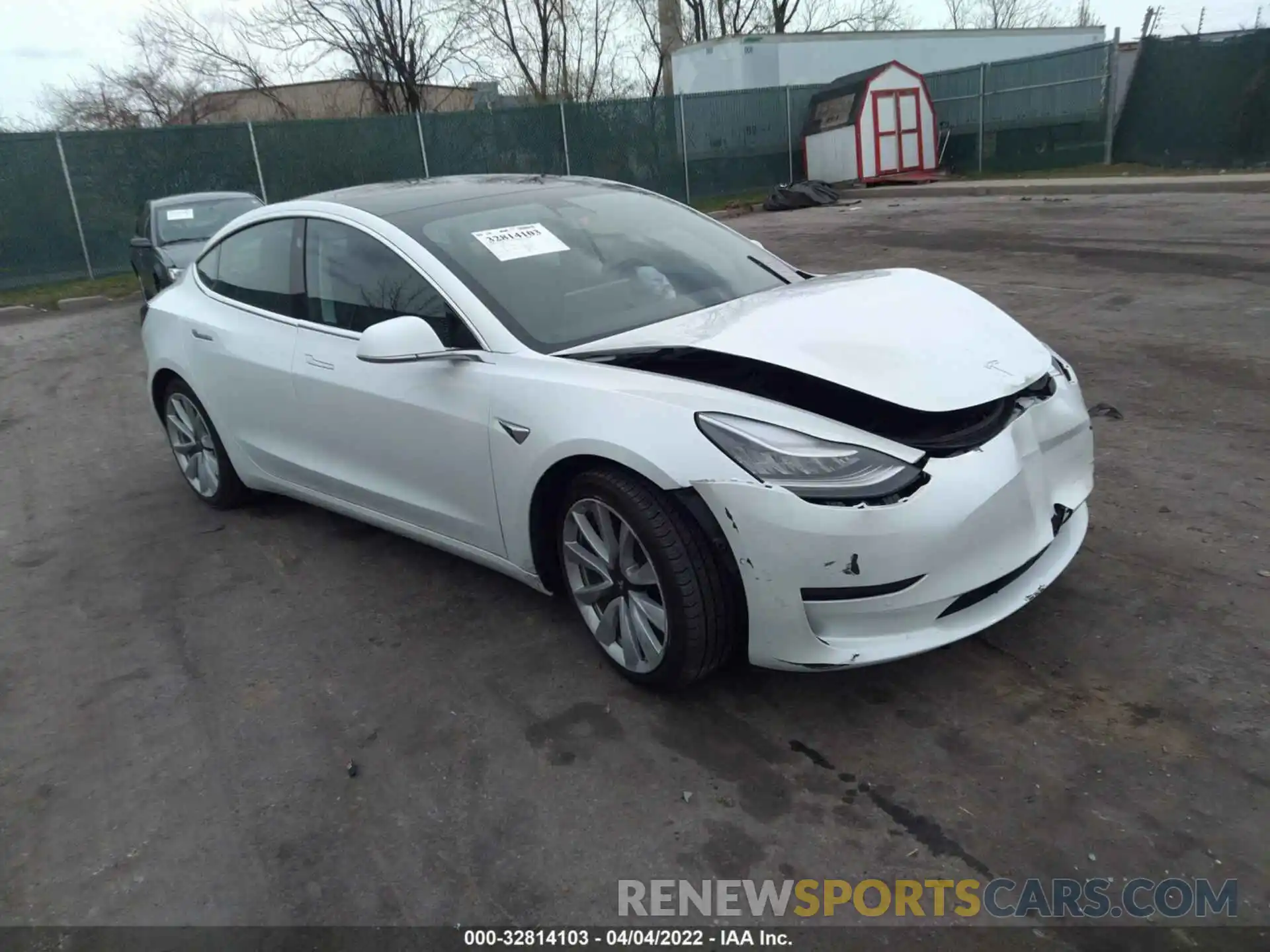 1 Photograph of a damaged car 5YJ3E1EA3LF709209 TESLA MODEL 3 2020