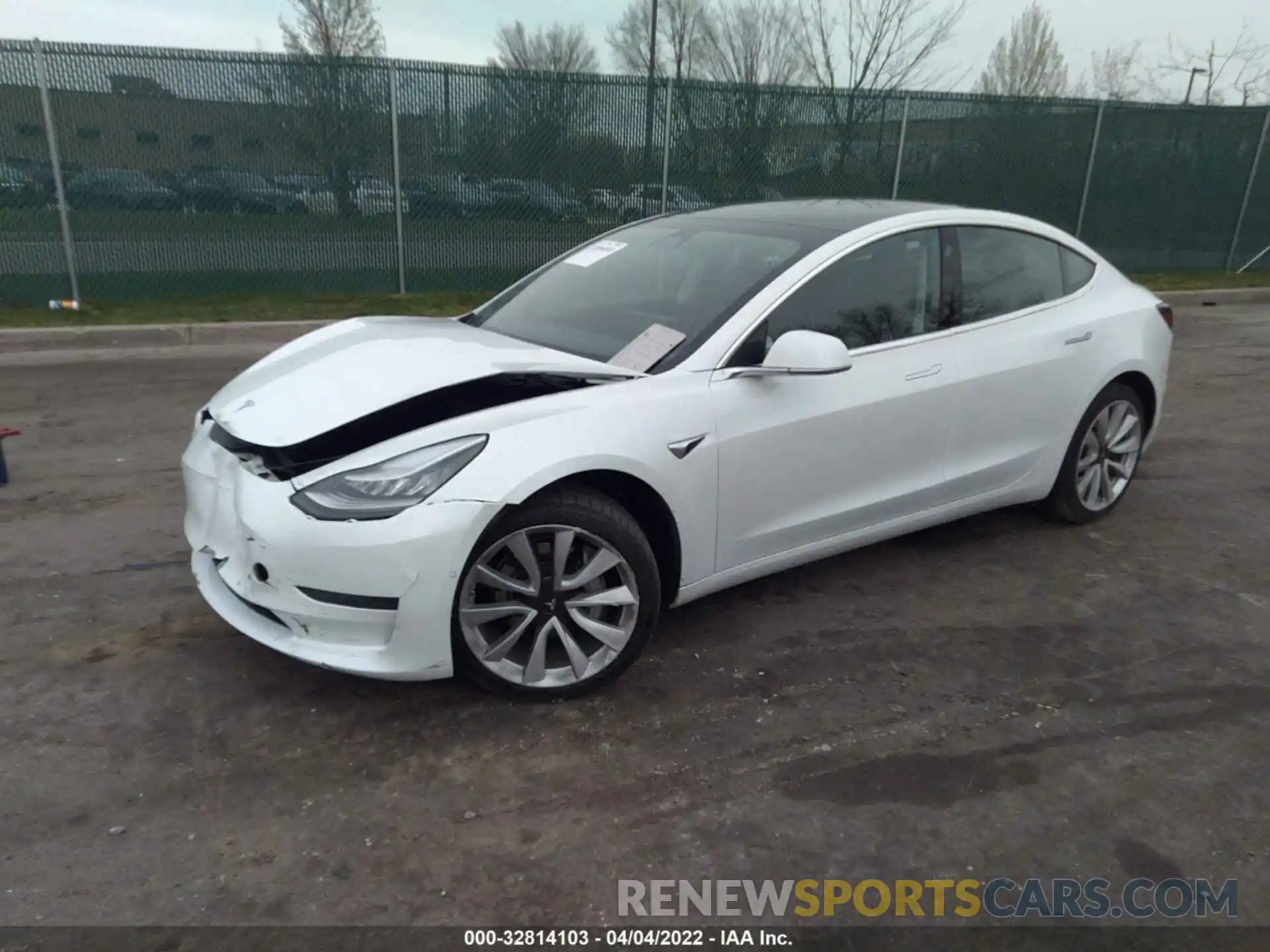 2 Photograph of a damaged car 5YJ3E1EA3LF709209 TESLA MODEL 3 2020