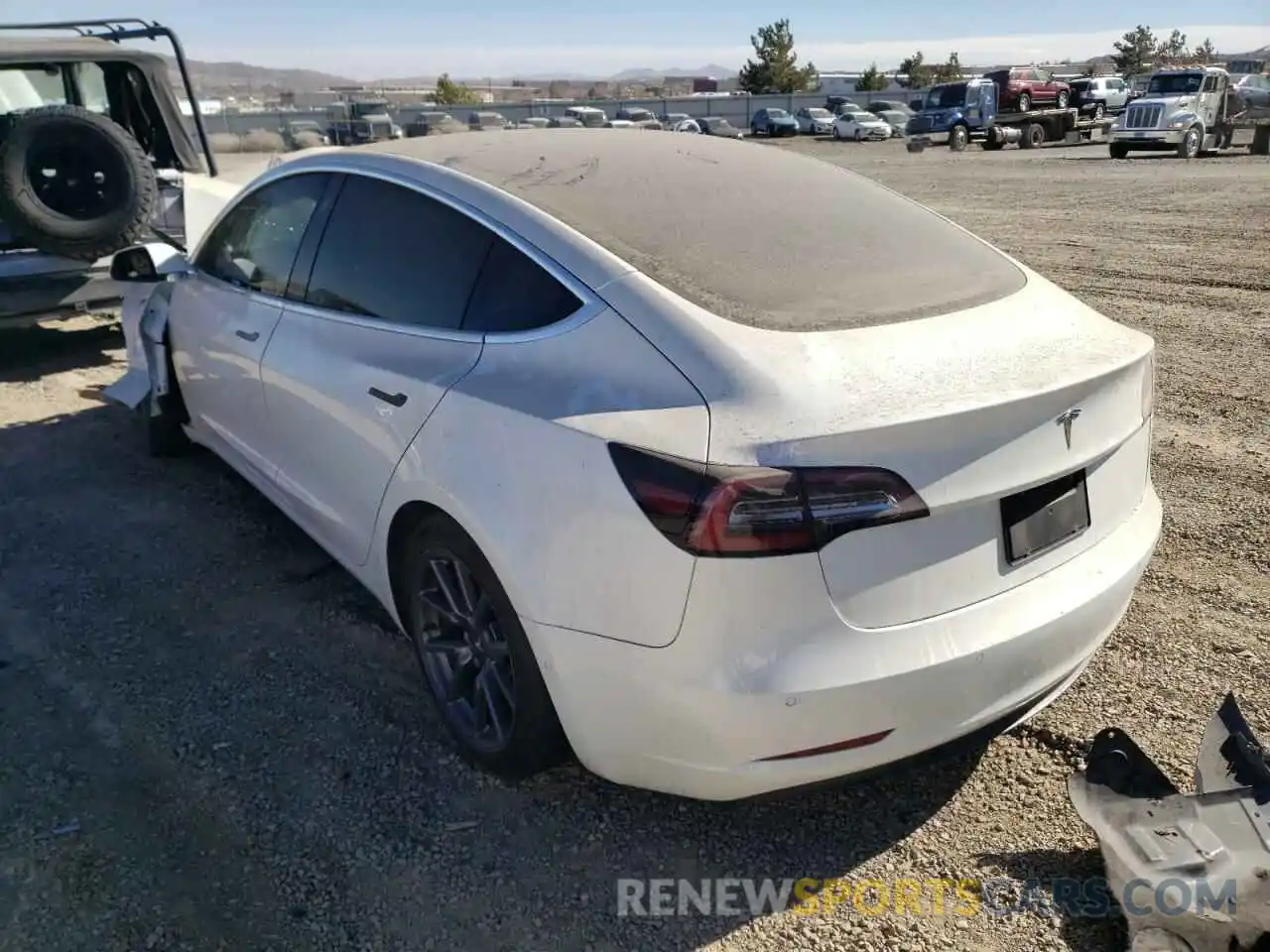 3 Photograph of a damaged car 5YJ3E1EA3LF709937 TESLA MODEL 3 2020