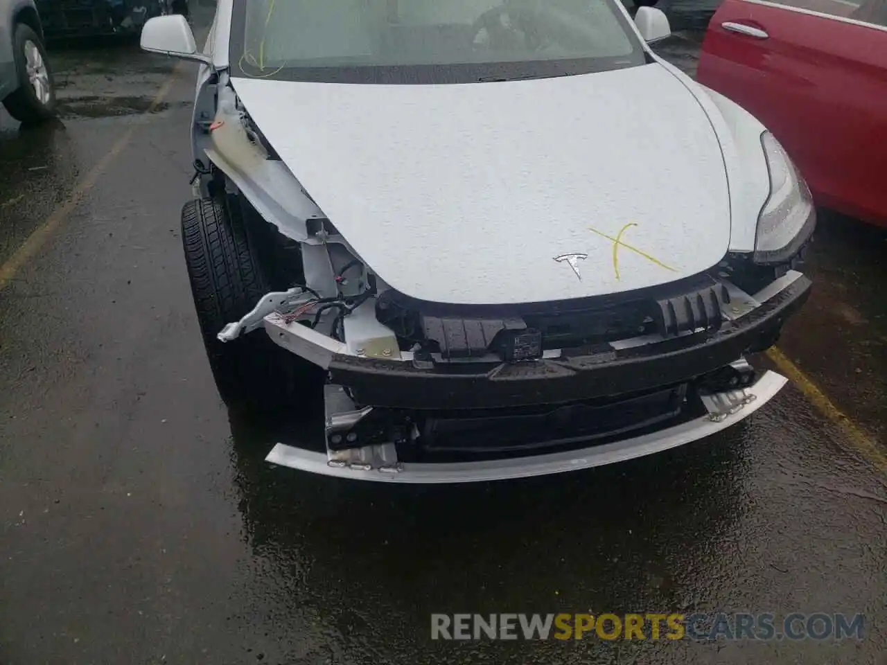 9 Photograph of a damaged car 5YJ3E1EA3LF717715 TESLA MODEL 3 2020