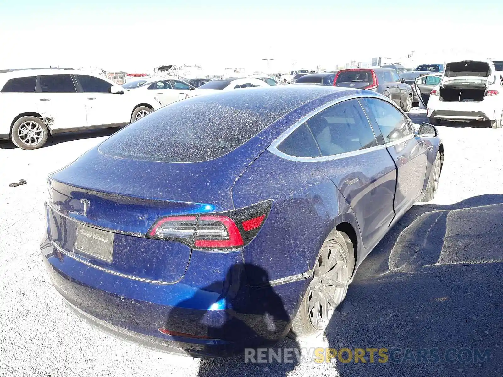 4 Photograph of a damaged car 5YJ3E1EA3LF718041 TESLA MODEL 3 2020