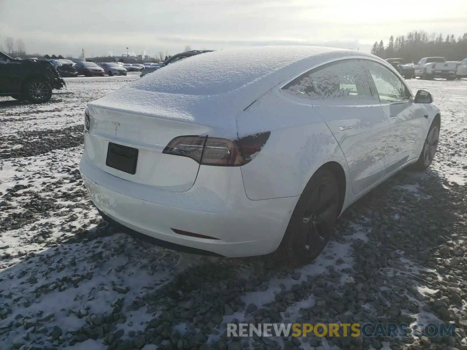 4 Photograph of a damaged car 5YJ3E1EA3LF720677 TESLA MODEL 3 2020