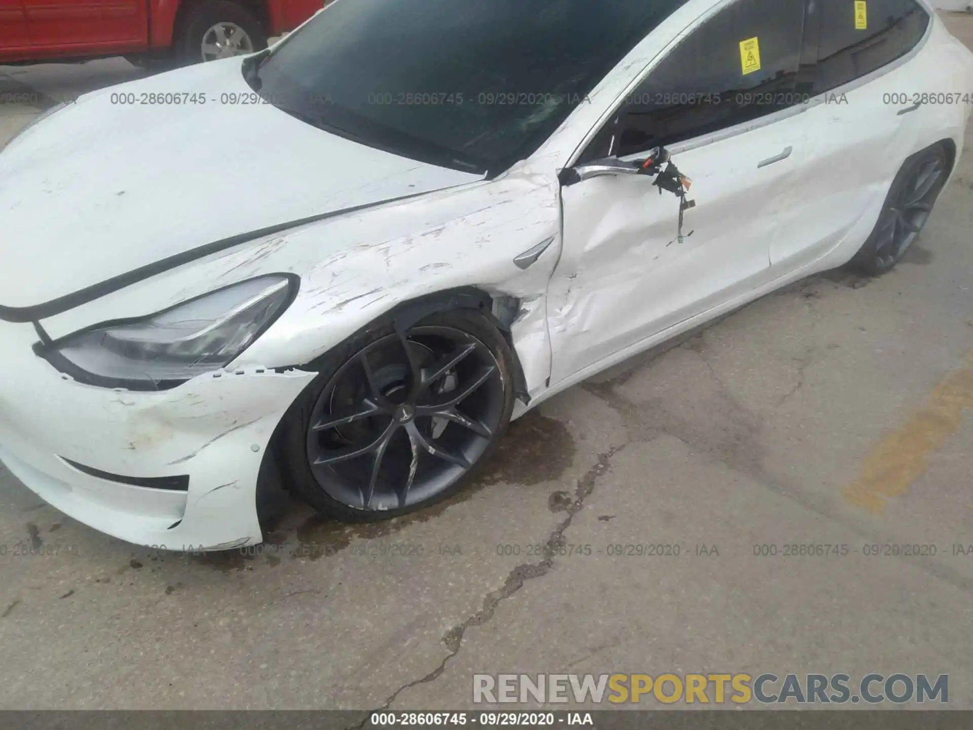 6 Photograph of a damaged car 5YJ3E1EA3LF736975 TESLA MODEL 3 2020