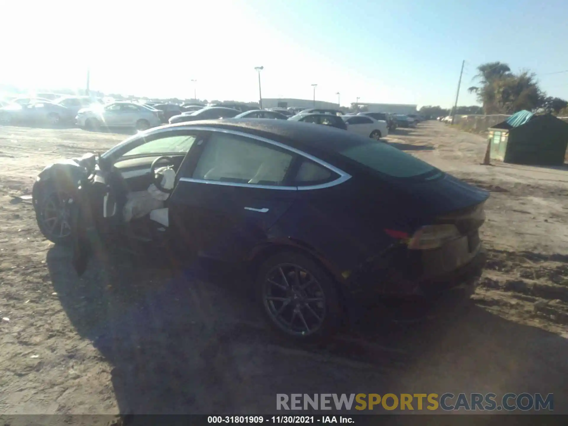 3 Photograph of a damaged car 5YJ3E1EA3LF738094 TESLA MODEL 3 2020