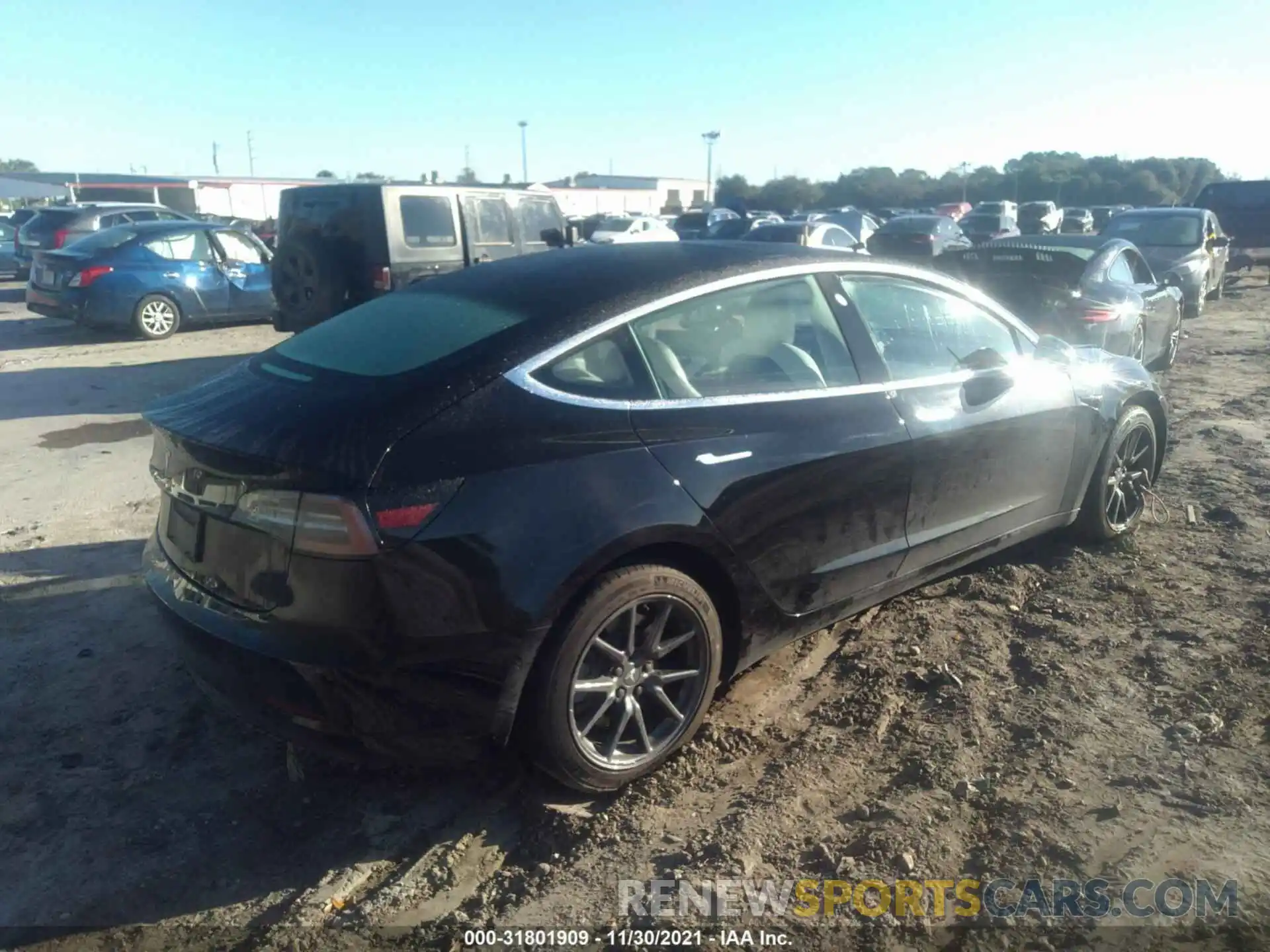 4 Фотография поврежденного автомобиля 5YJ3E1EA3LF738094 TESLA MODEL 3 2020