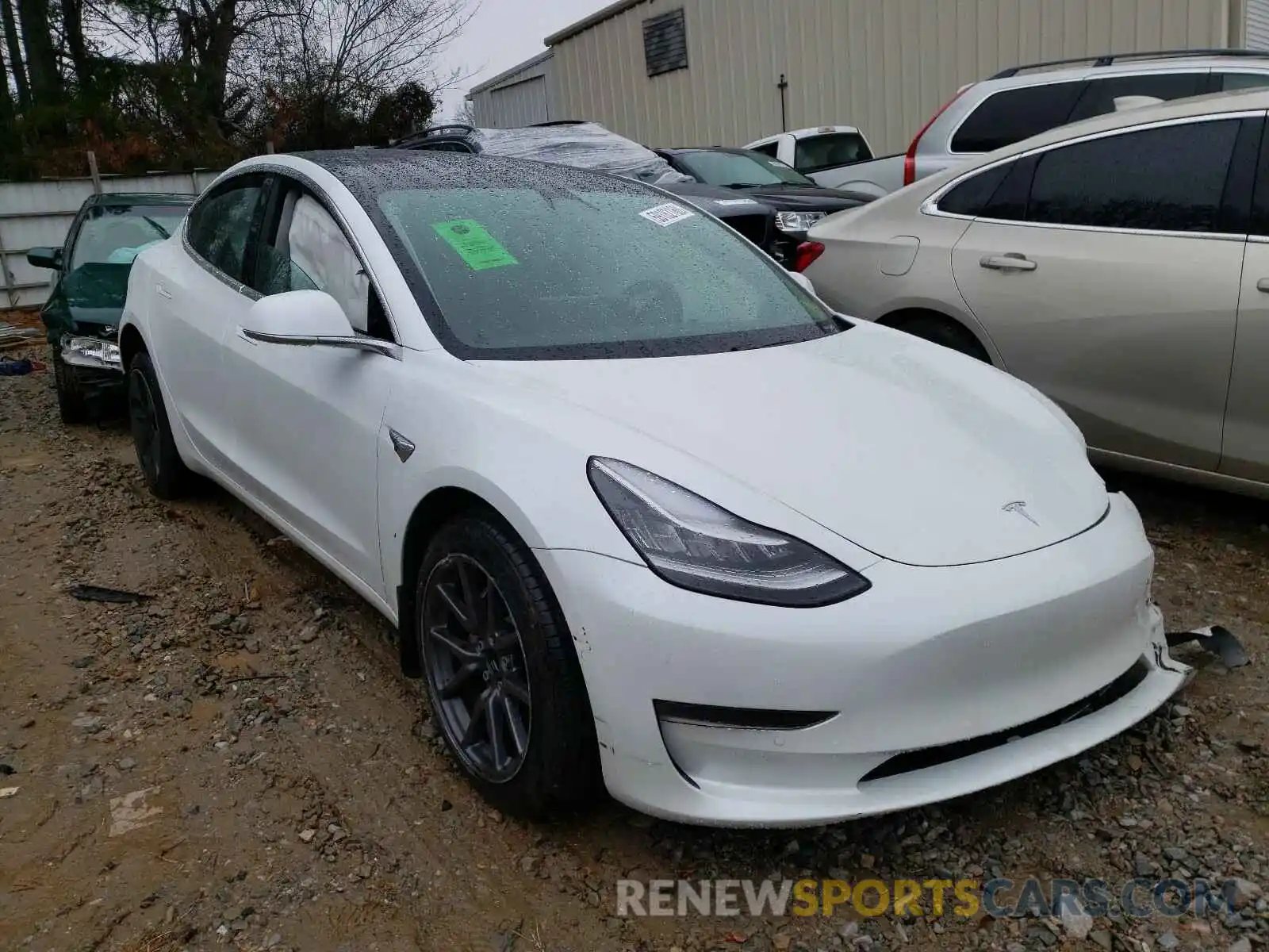 1 Photograph of a damaged car 5YJ3E1EA3LF740539 TESLA MODEL 3 2020