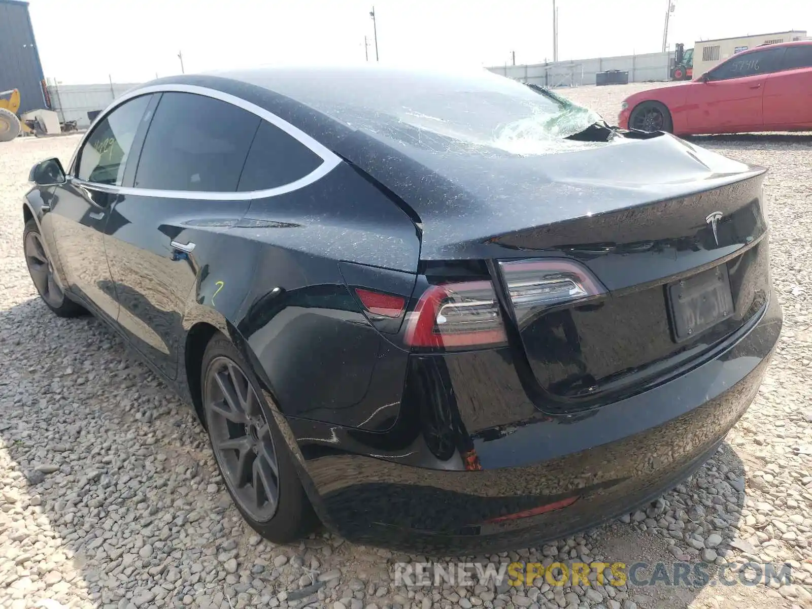 3 Photograph of a damaged car 5YJ3E1EA3LF743912 TESLA MODEL 3 2020