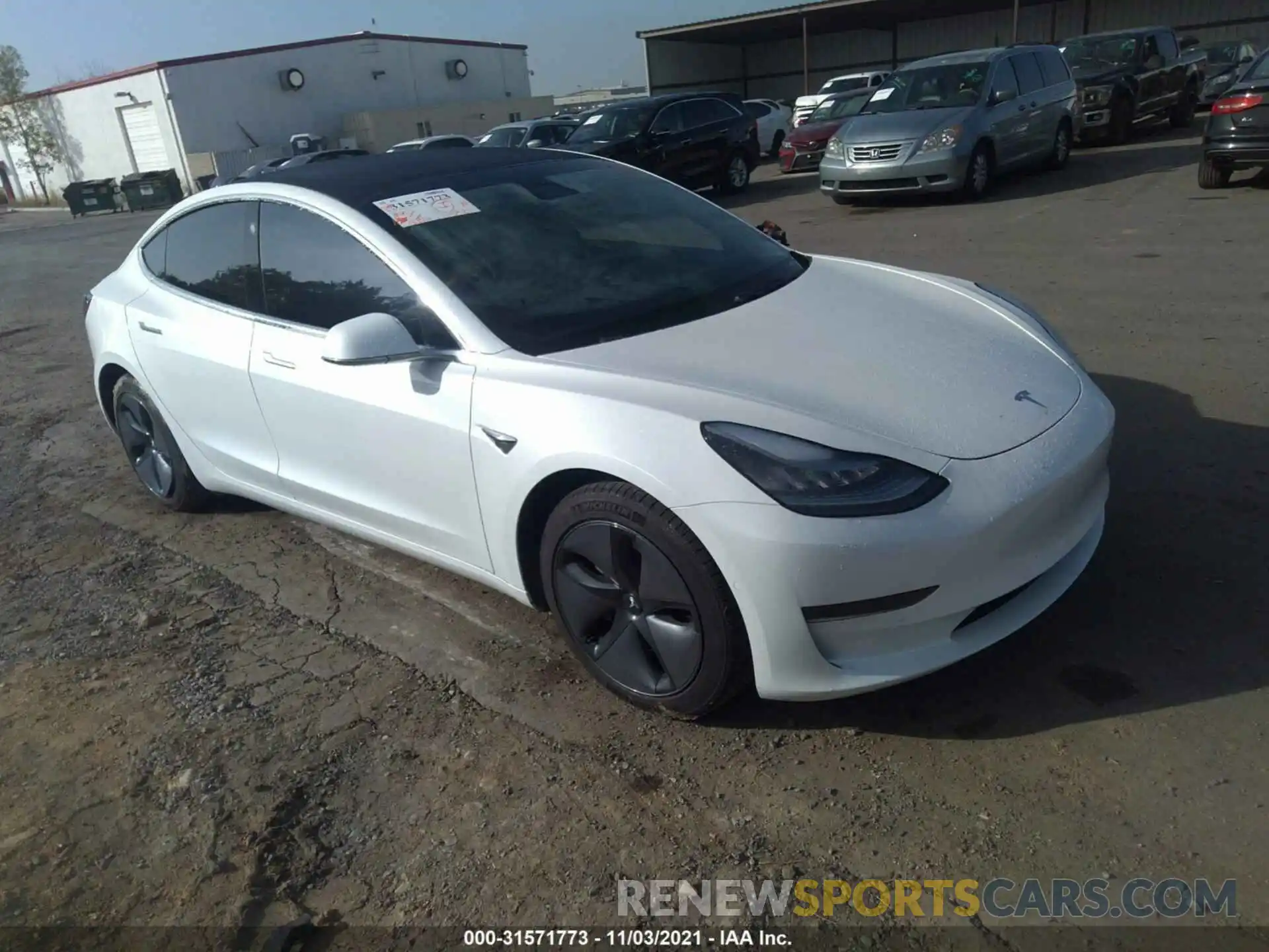 1 Photograph of a damaged car 5YJ3E1EA3LF745255 TESLA MODEL 3 2020