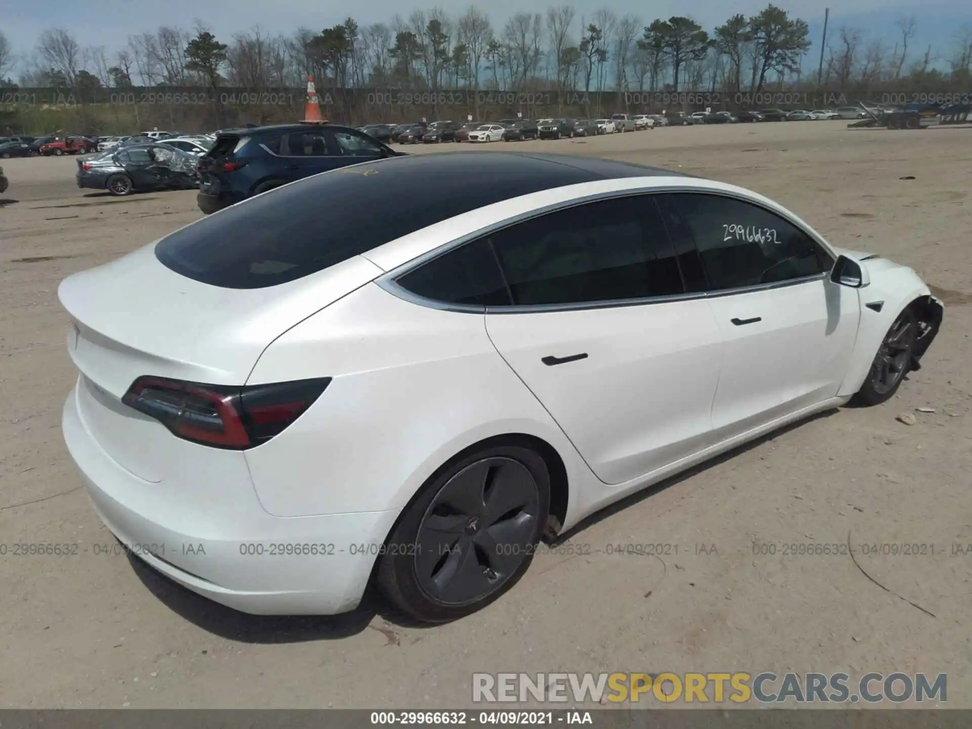 4 Photograph of a damaged car 5YJ3E1EA3LF747085 TESLA MODEL 3 2020