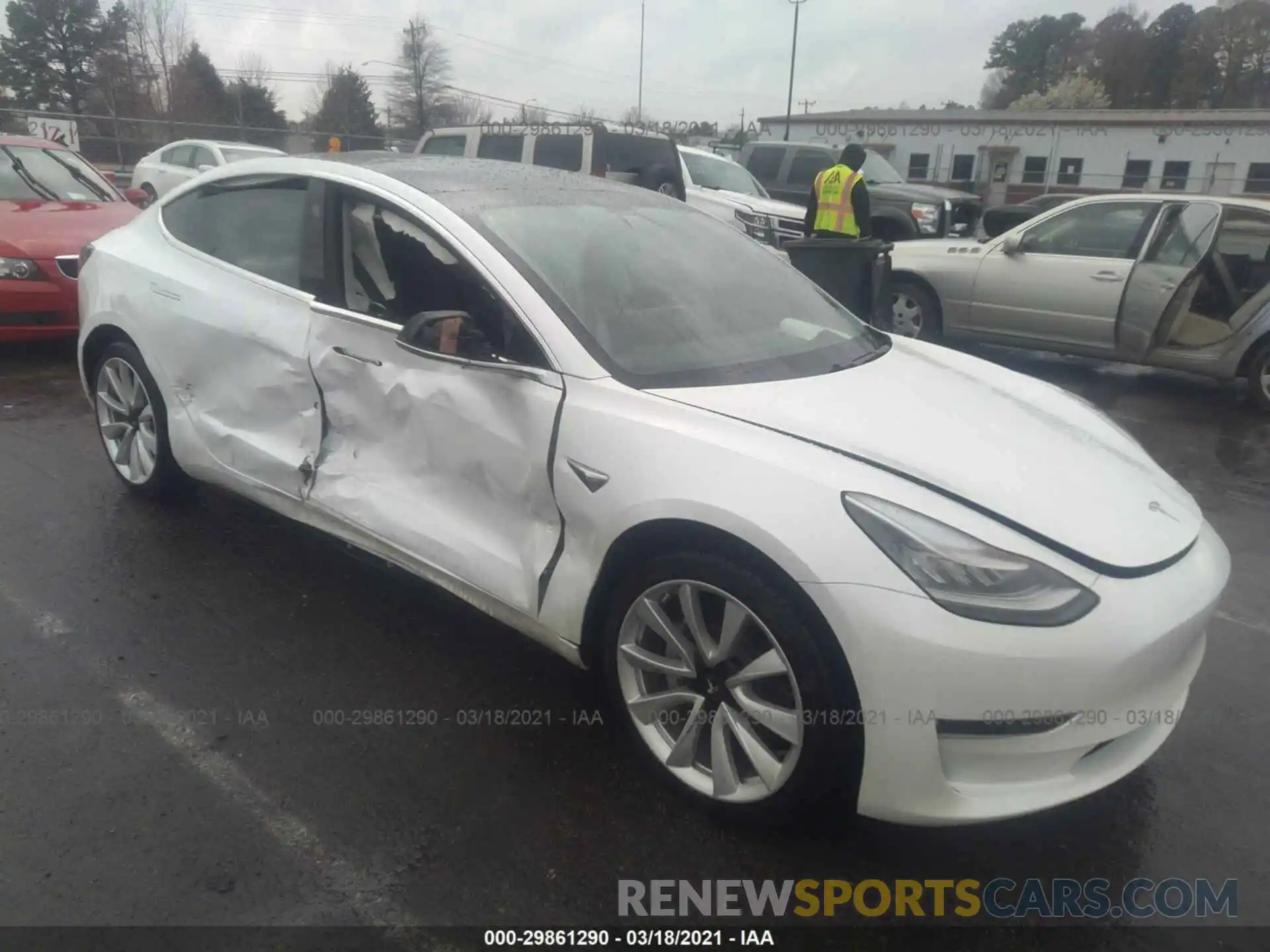 6 Фотография поврежденного автомобиля 5YJ3E1EA3LF793077 TESLA MODEL 3 2020