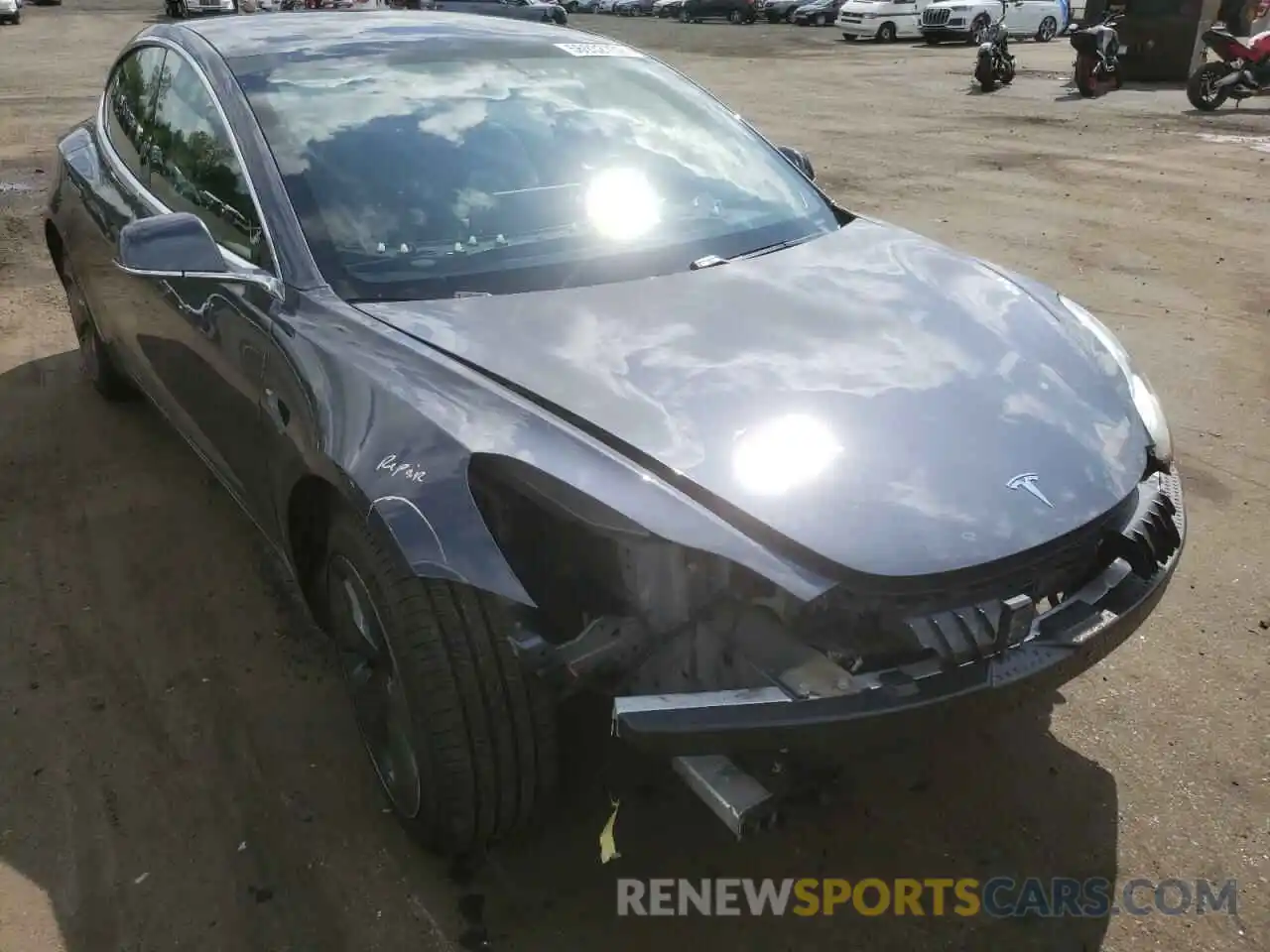 1 Photograph of a damaged car 5YJ3E1EA3LF796786 TESLA MODEL 3 2020