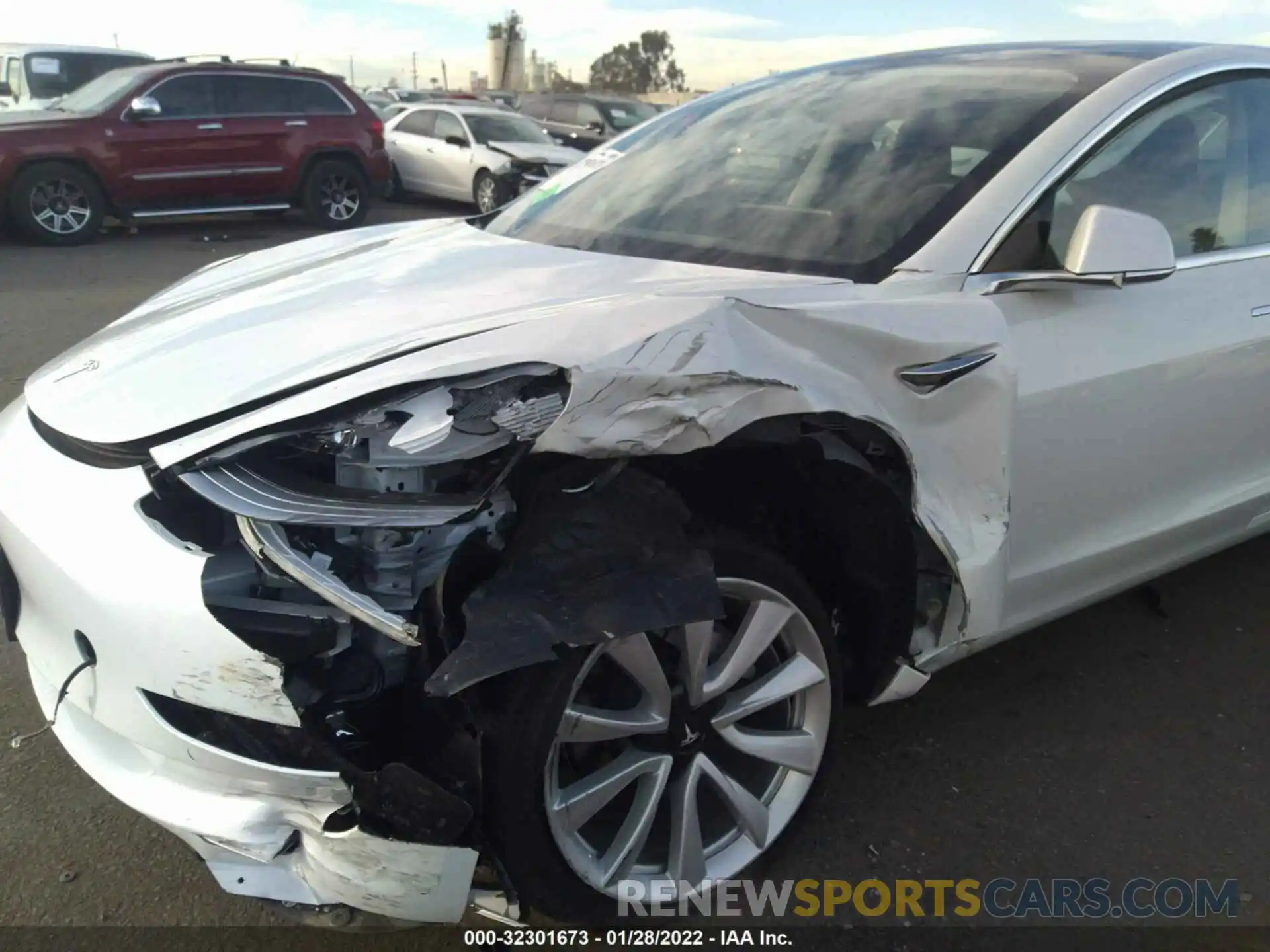 6 Photograph of a damaged car 5YJ3E1EA3LF797503 TESLA MODEL 3 2020