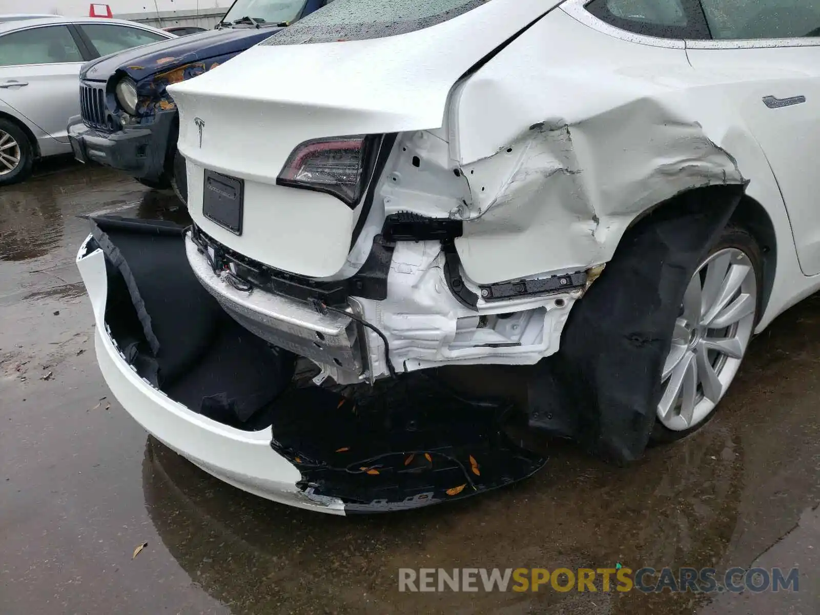 9 Photograph of a damaged car 5YJ3E1EA3LF798005 TESLA MODEL 3 2020