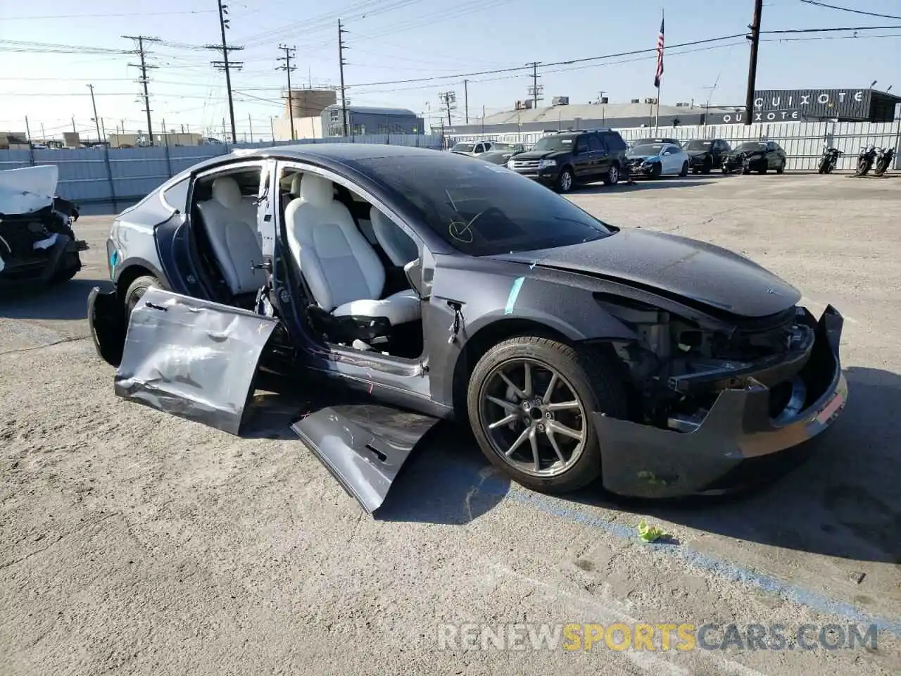 9 Photograph of a damaged car 5YJ3E1EA3LF804823 TESLA MODEL 3 2020