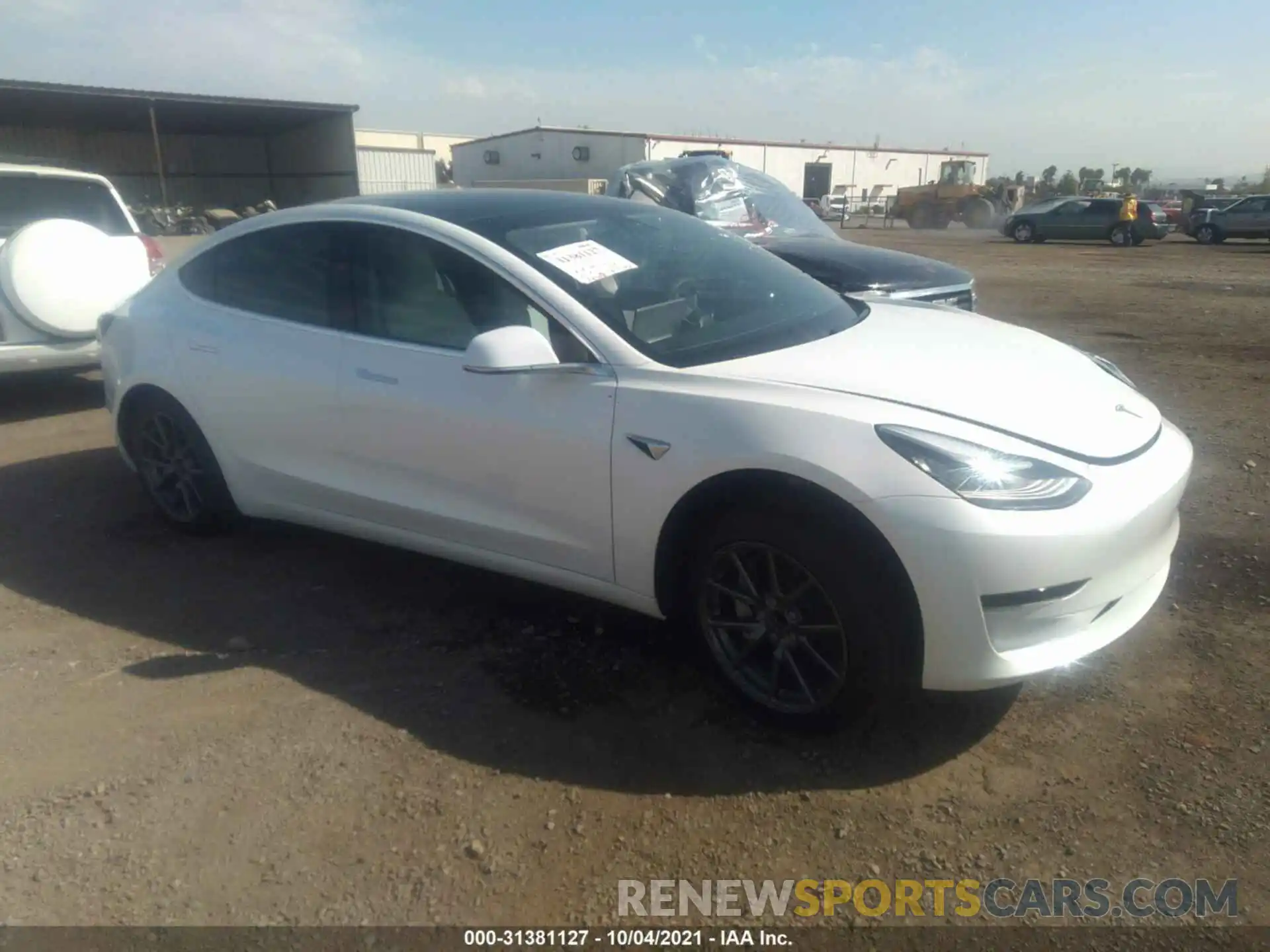 1 Photograph of a damaged car 5YJ3E1EA3LF805034 TESLA MODEL 3 2020