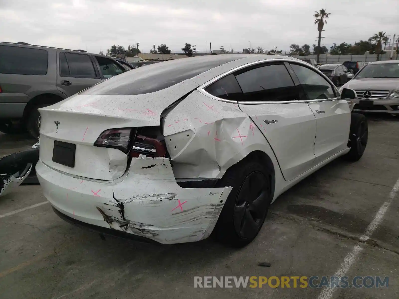 4 Photograph of a damaged car 5YJ3E1EA3LF805065 TESLA MODEL 3 2020