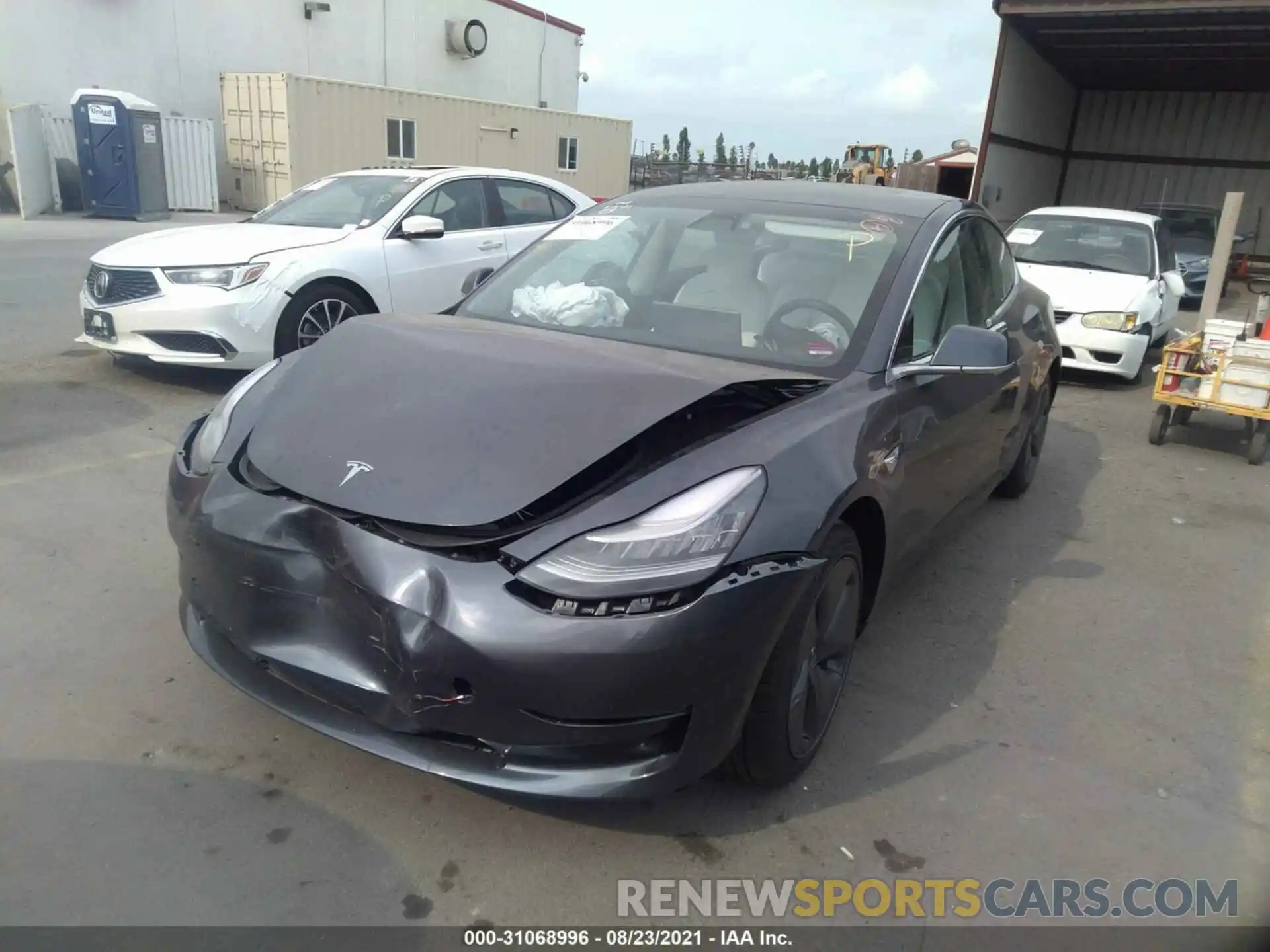 6 Photograph of a damaged car 5YJ3E1EA3LF808080 TESLA MODEL 3 2020