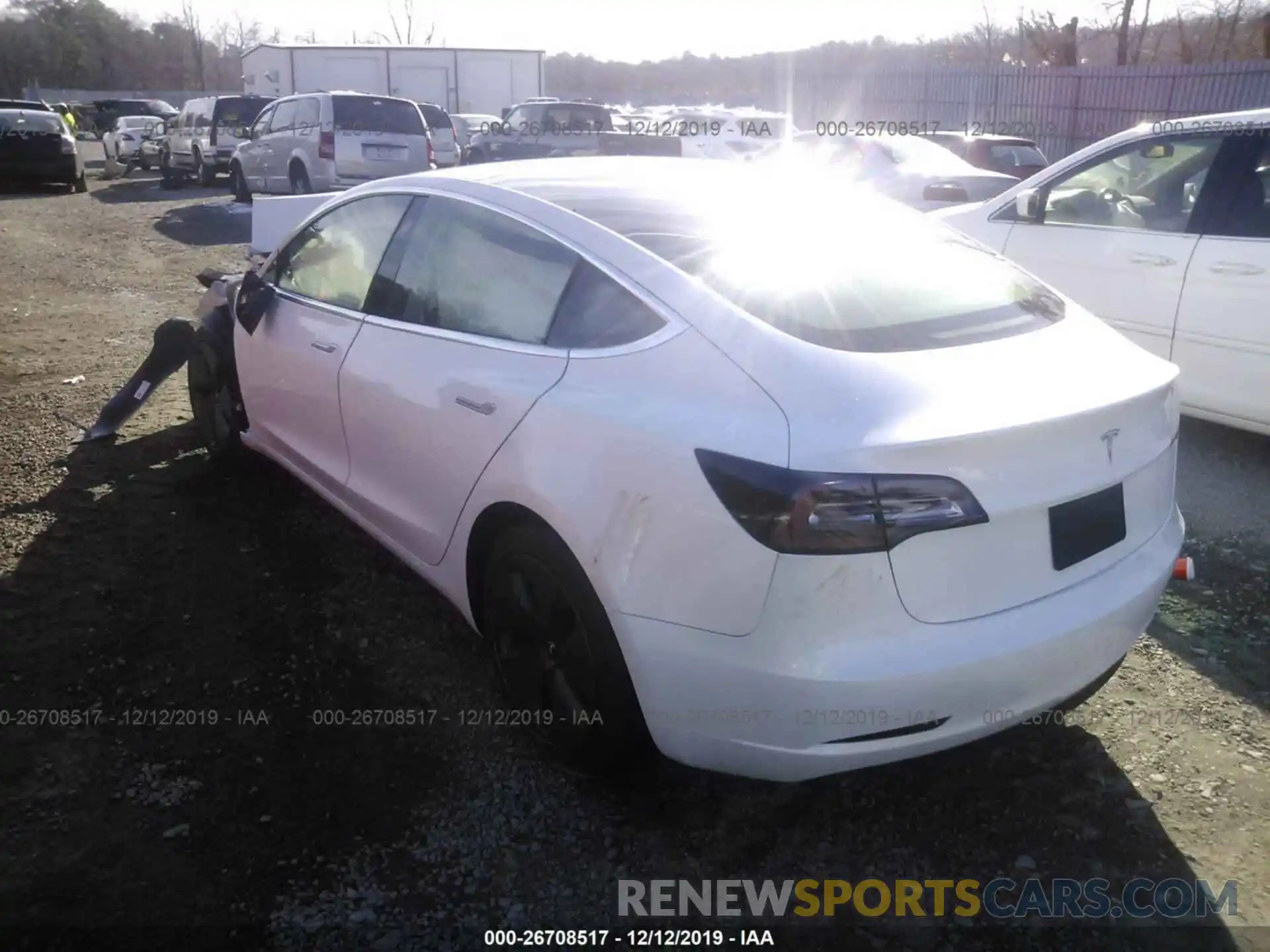 3 Photograph of a damaged car 5YJ3E1EA4LF504238 TESLA MODEL 3 2020