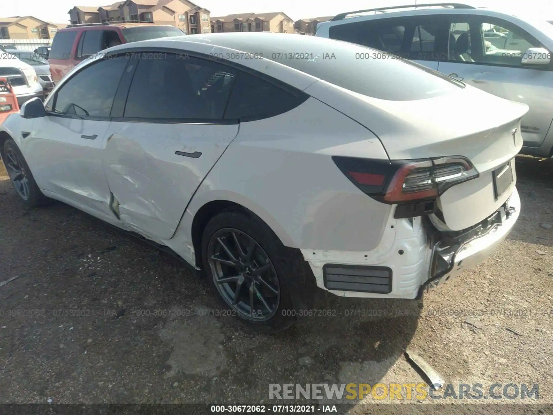 6 Photograph of a damaged car 5YJ3E1EA4LF504644 TESLA MODEL 3 2020