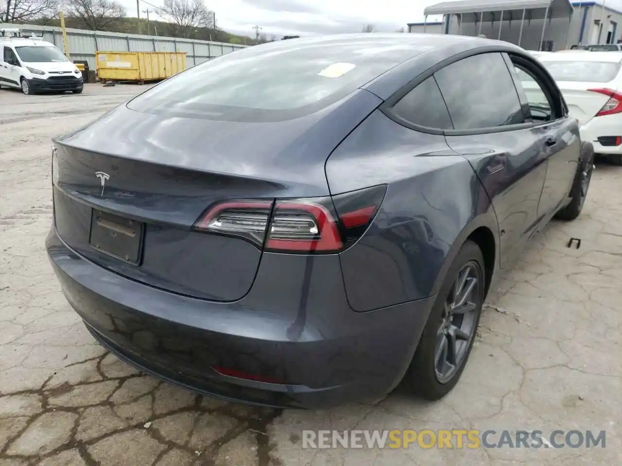 4 Photograph of a damaged car 5YJ3E1EA4LF596967 TESLA MODEL 3 2020