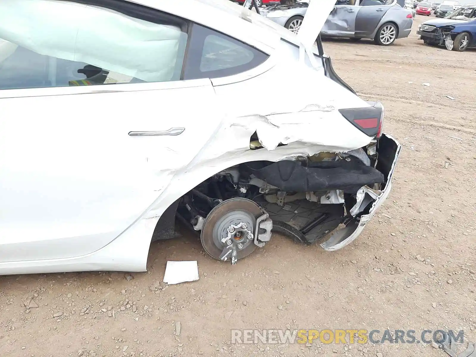 9 Photograph of a damaged car 5YJ3E1EA4LF598055 TESLA MODEL 3 2020