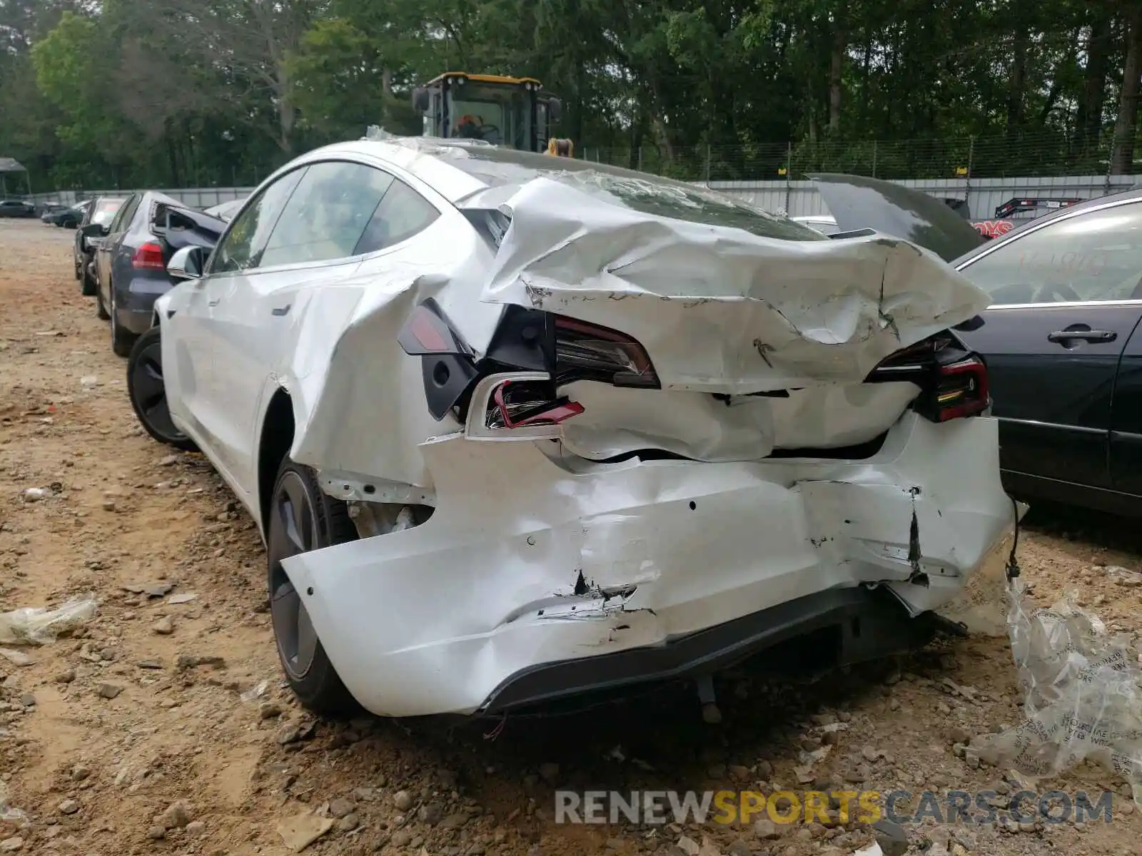 3 Photograph of a damaged car 5YJ3E1EA4LF598993 TESLA MODEL 3 2020