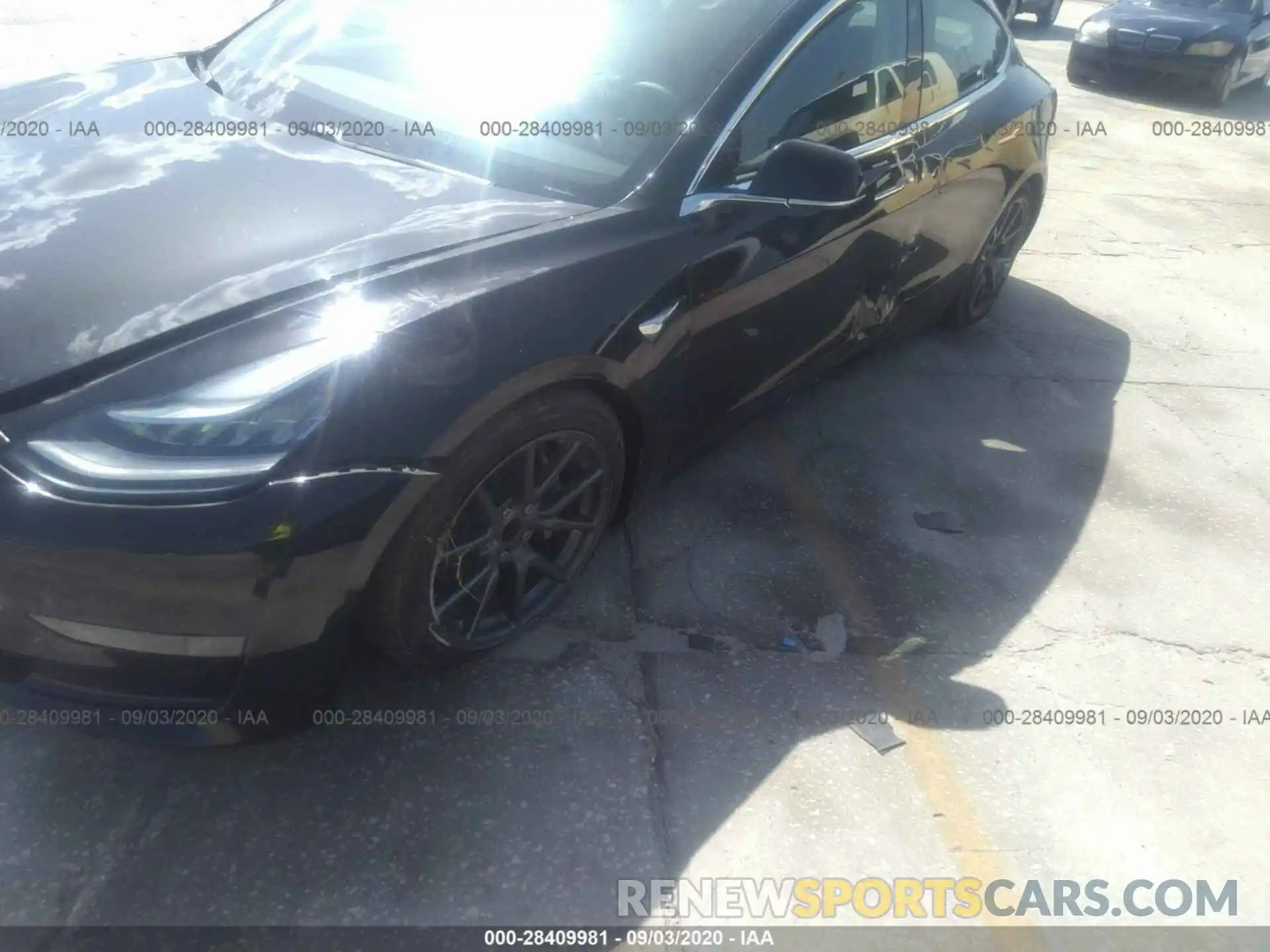 6 Photograph of a damaged car 5YJ3E1EA4LF611175 TESLA MODEL 3 2020