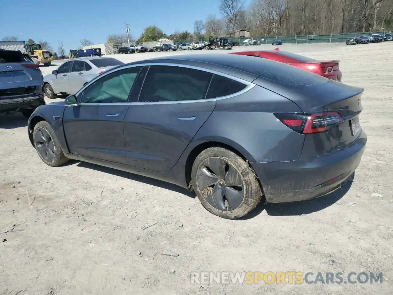 2 Photograph of a damaged car 5YJ3E1EA4LF611354 TESLA MODEL 3 2020